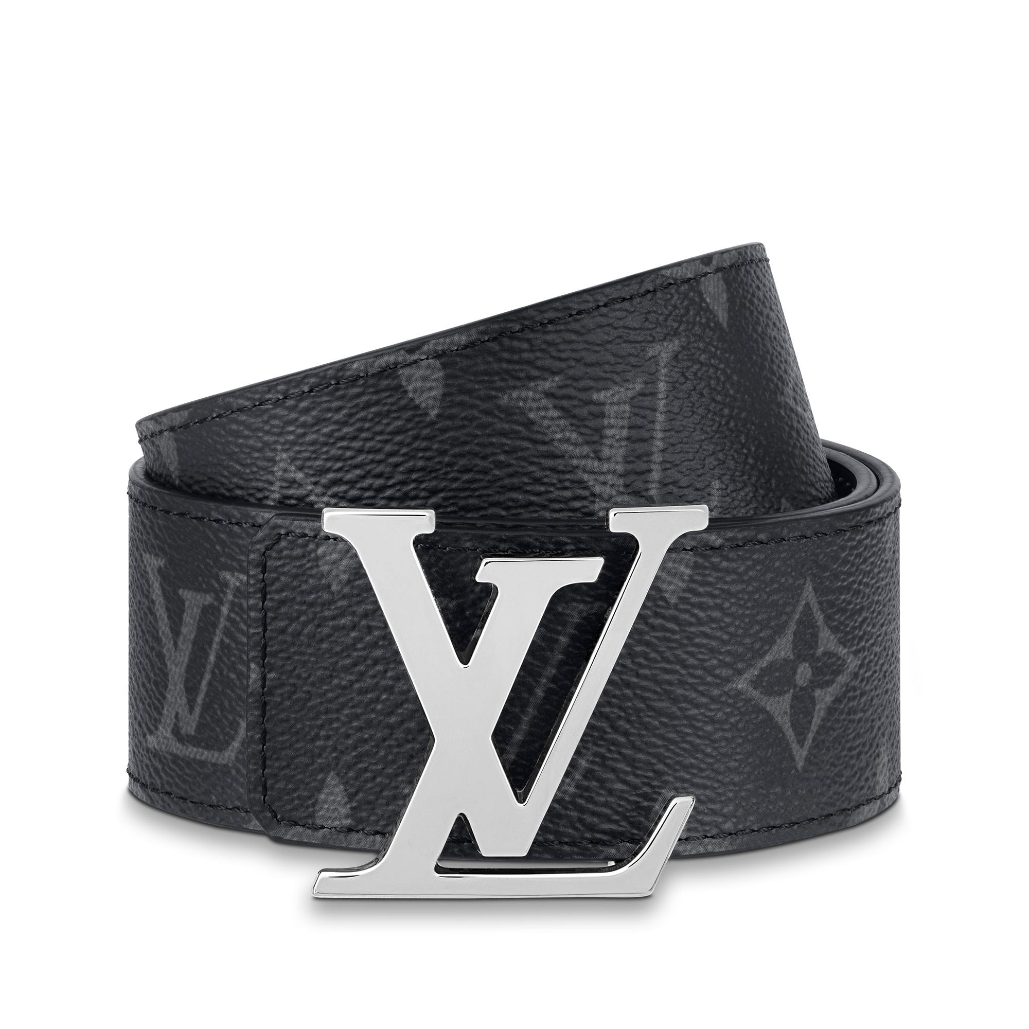 Cintura LV Initiales 40 mm reversibile Tela Monogram Eclipse Uomo Accessori Cinture | LOUIS VUITTON (Zoom prodotto)