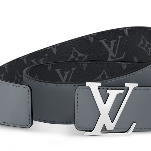 Cintura LV Initiales 40 mm reversibile Tela Monogram Eclipse Uomo Accessori Cinture | LOUIS VUITTON (Zoom prodotto)