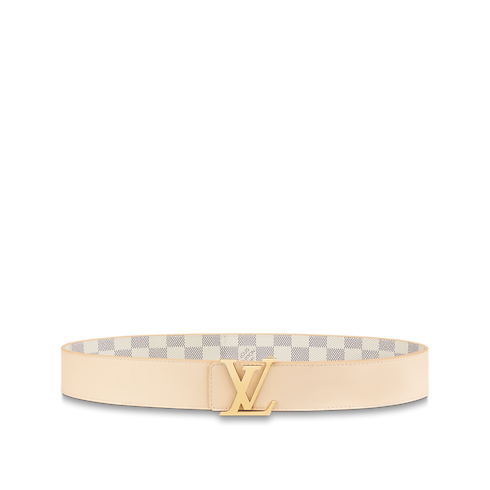 Cintura LV Initiales 40 mm reversibile Tela Damier Azur Donna Accessori Cinture | LOUIS VUITTON (Zoom prodotto)