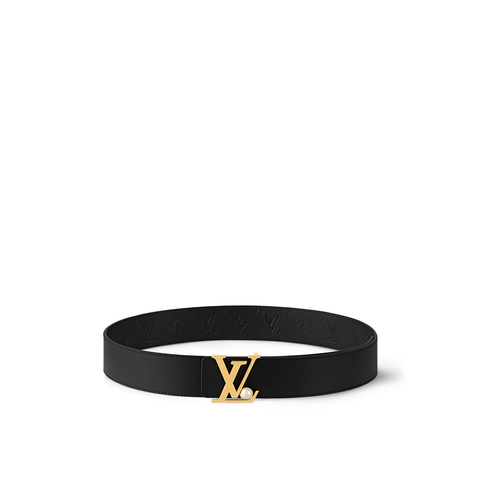 Cintura LV Initiales Pearls 40 mm reversibile  Uomo Accessori Cinture | LOUIS VUITTON (Zoom prodotto)