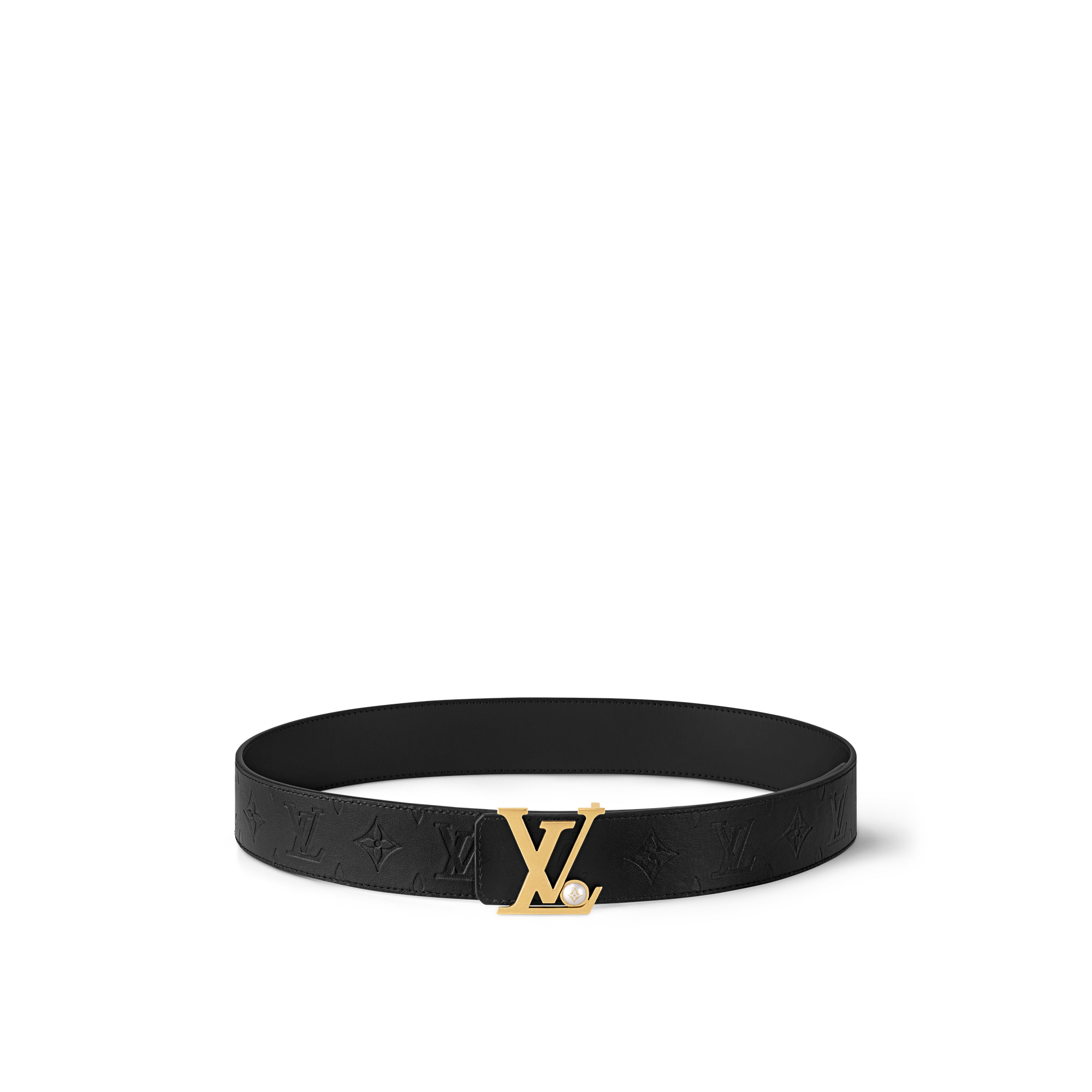 Cintura LV Initiales Pearls 40 mm reversibile  Uomo Accessori Cinture | LOUIS VUITTON (Zoom prodotto)