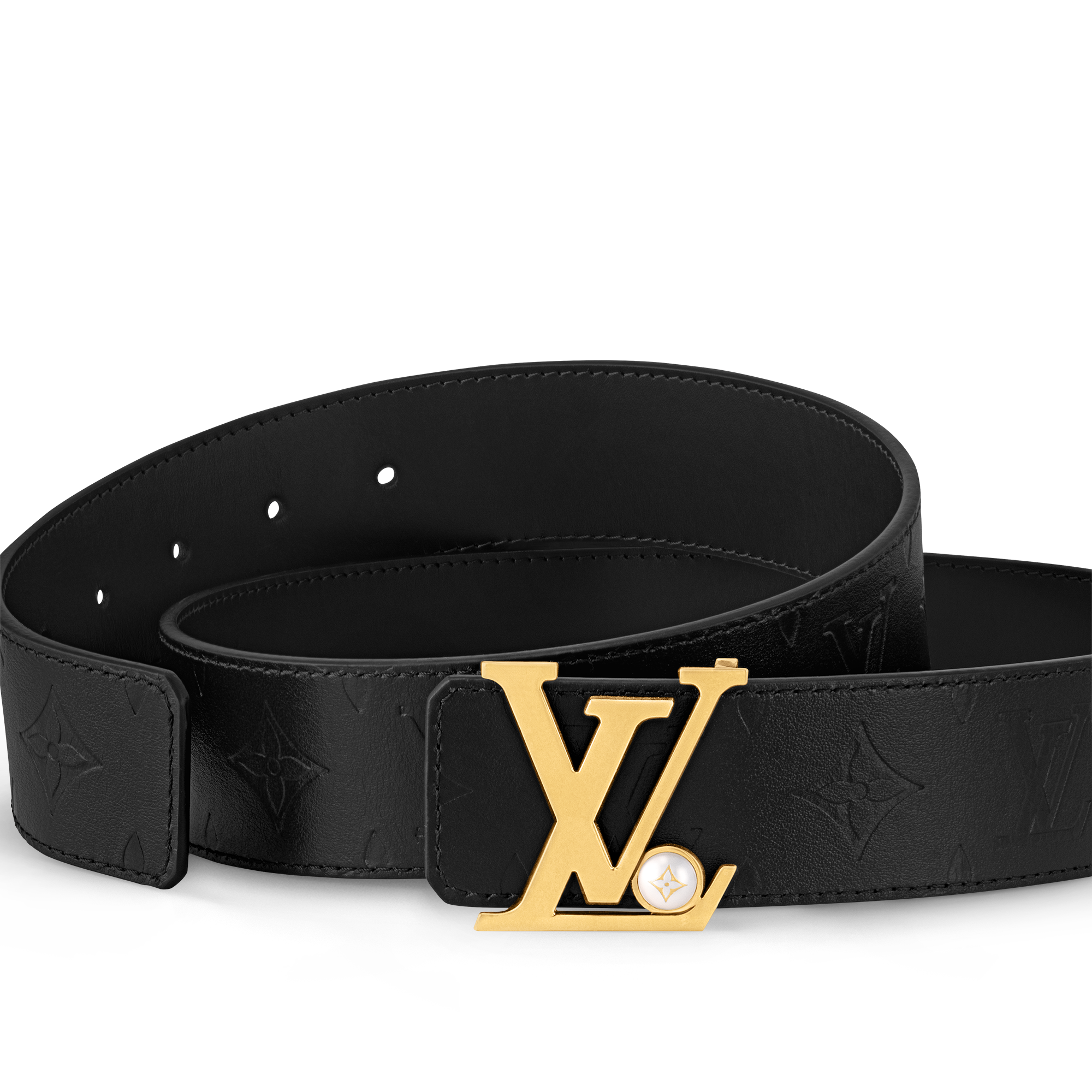 Cintura LV Initiales Pearls 40 mm reversibile  Uomo Accessori Cinture | LOUIS VUITTON (Zoom prodotto)
