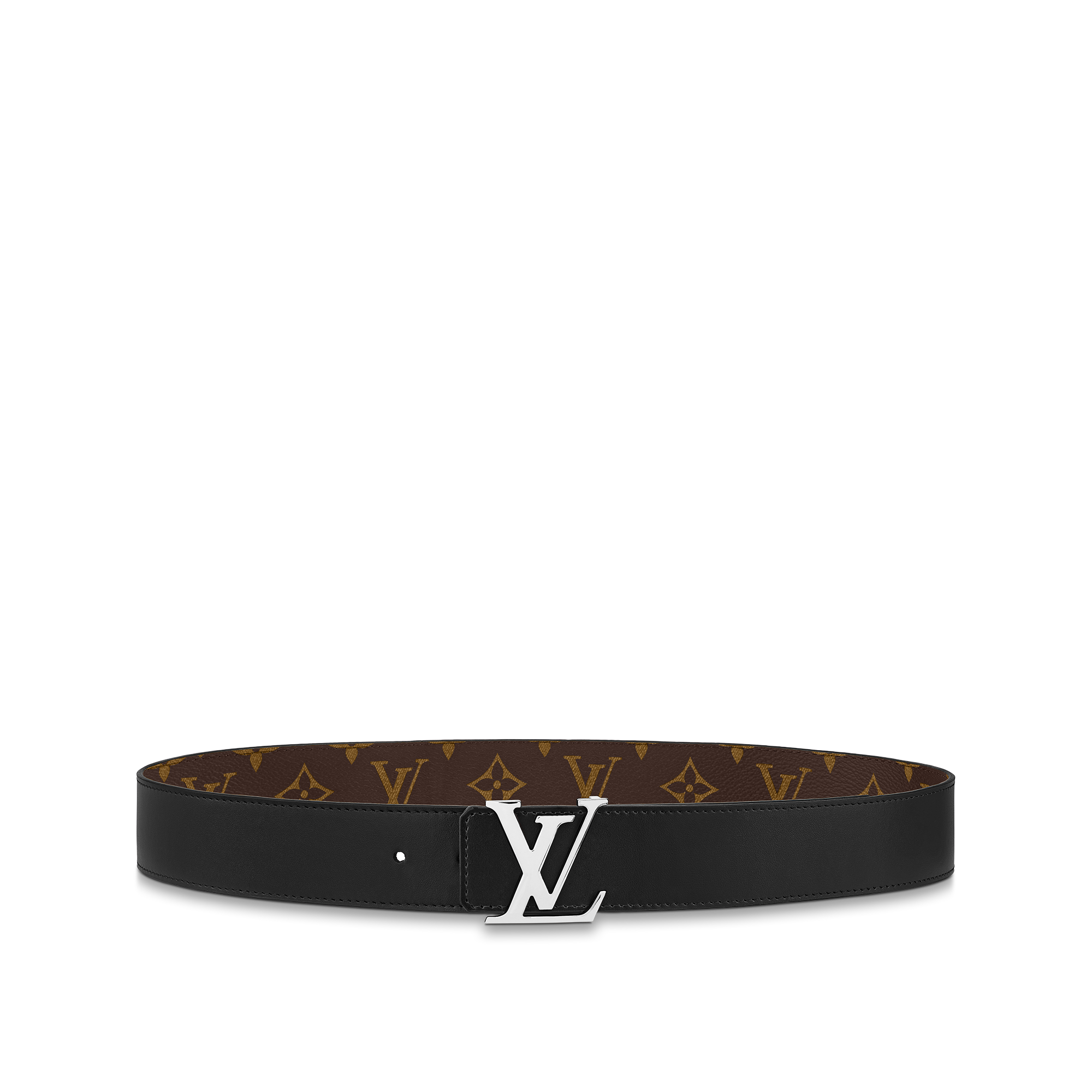 Cintura LV Initiales Reversibile 40 mm Tela Monogram Macassar Uomo Accessori Cinture | LOUIS VUITTON (Zoom prodotto)