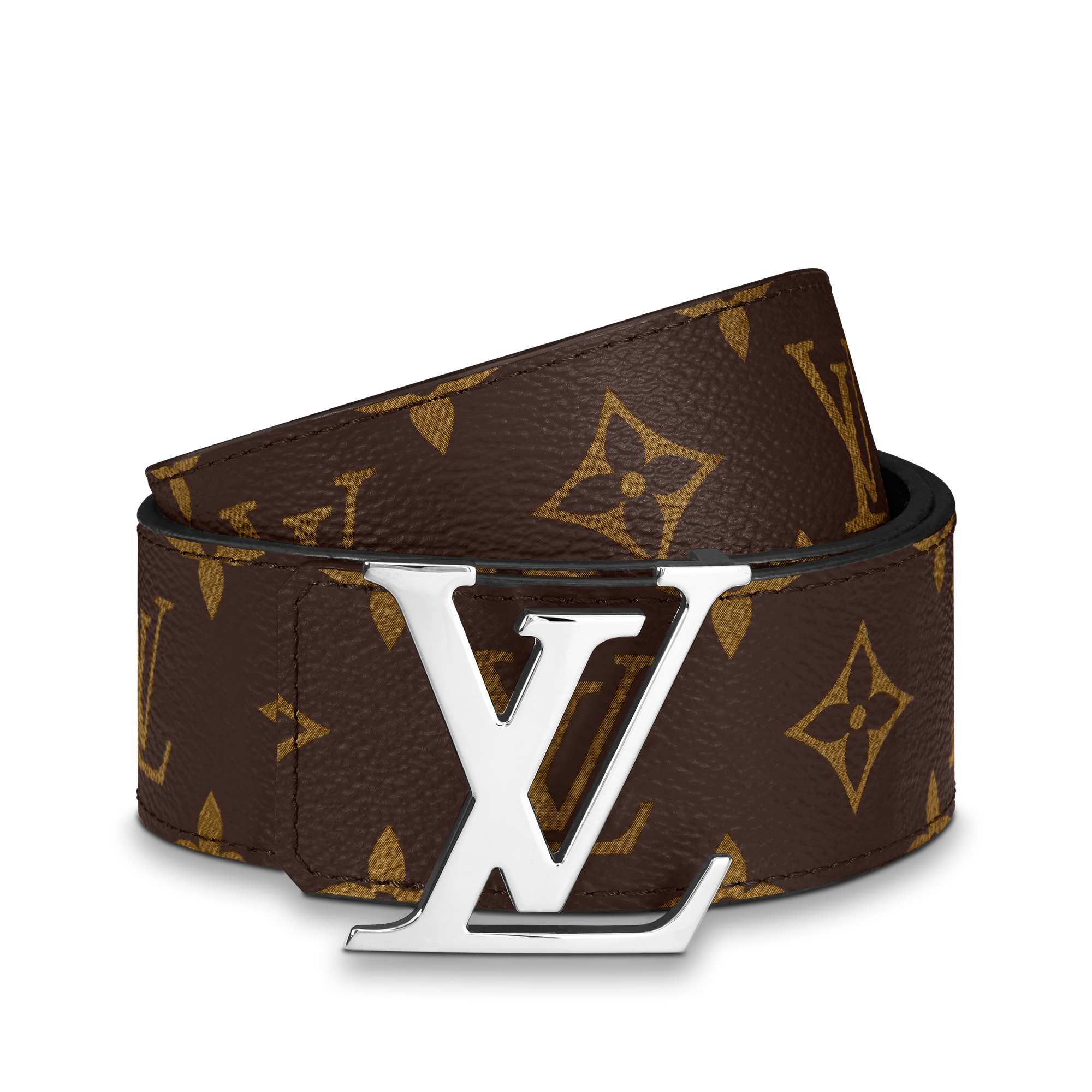 Cintura LV Initiales Reversibile 40 mm Tela Monogram Macassar Uomo Accessori Cinture | LOUIS VUITTON (Zoom prodotto)