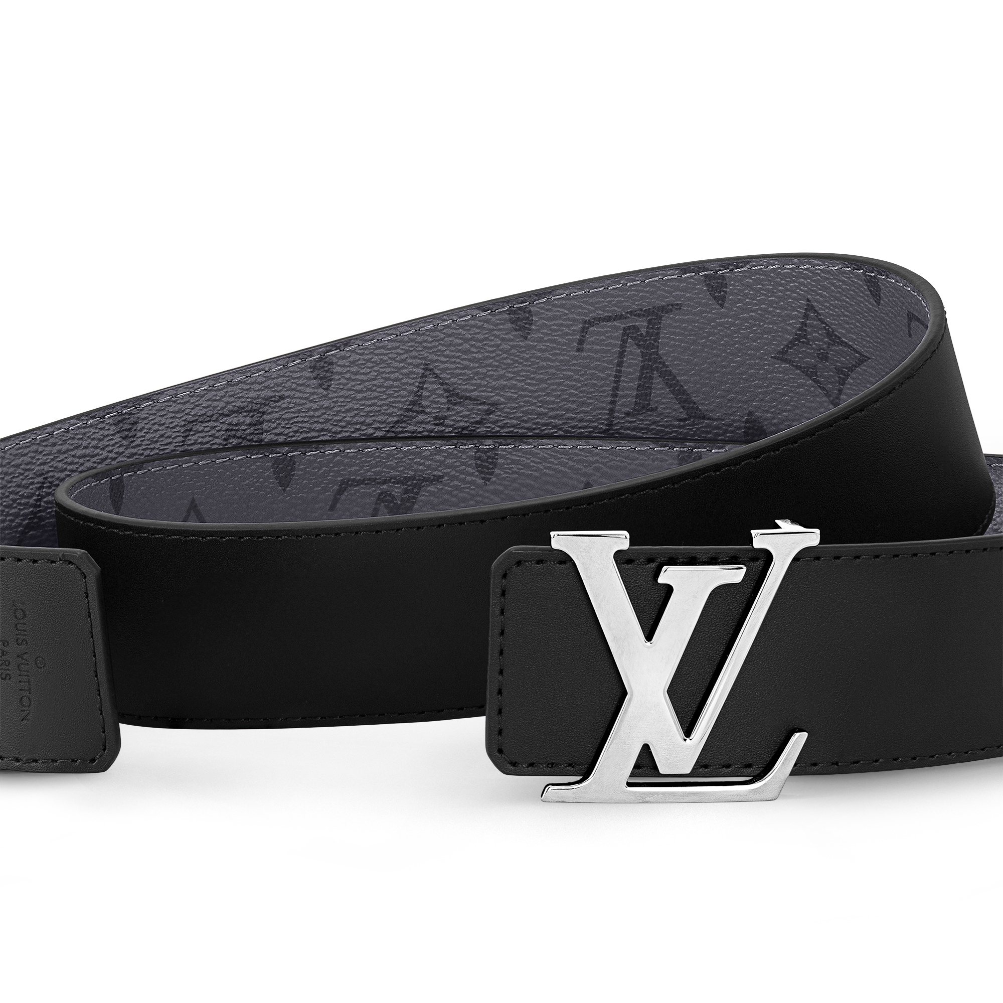 Cintura LV Initials 40 mm reversibile Monogram Eclipse Reverse Uomo Accessori Cinture | LOUIS VUITTON (Zoom prodotto)