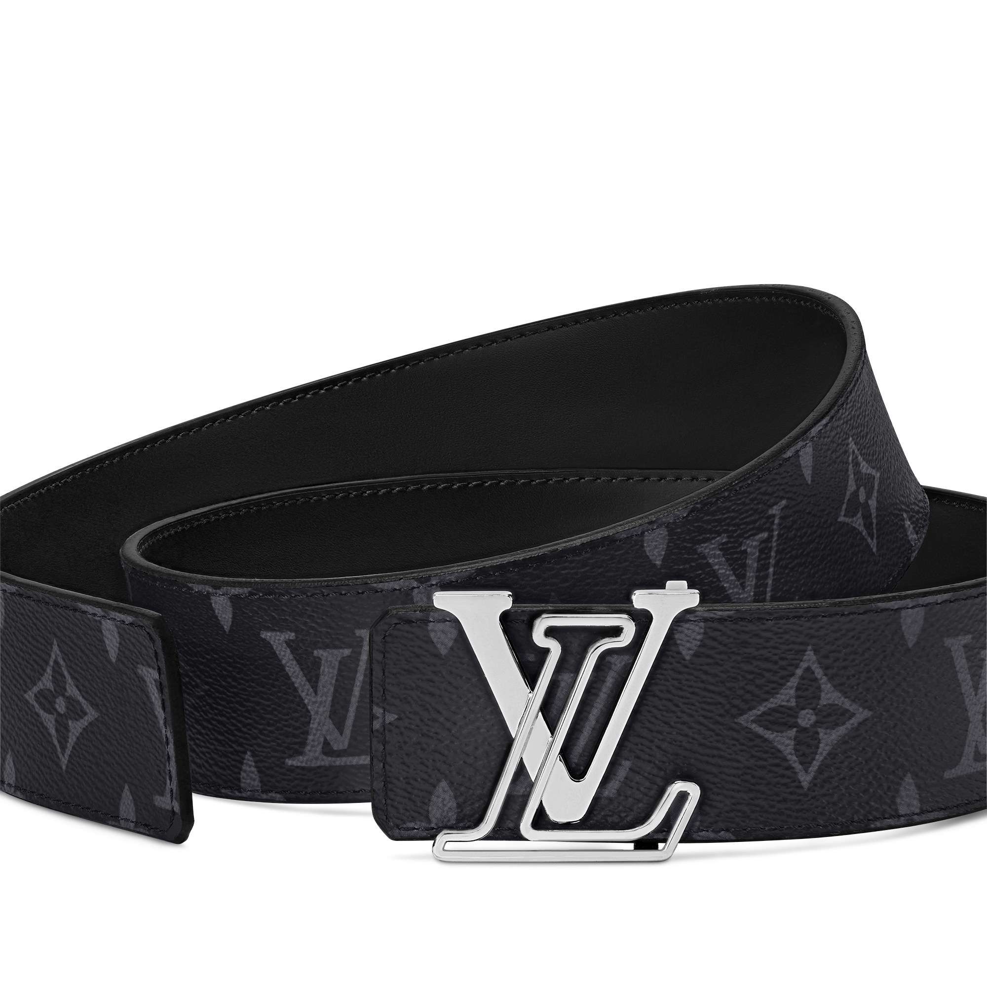 Cintura LV Line 40 mm reversibile Tela Monogram Eclipse Uomo Accessori Cinture | LOUIS VUITTON (Zoom prodotto)