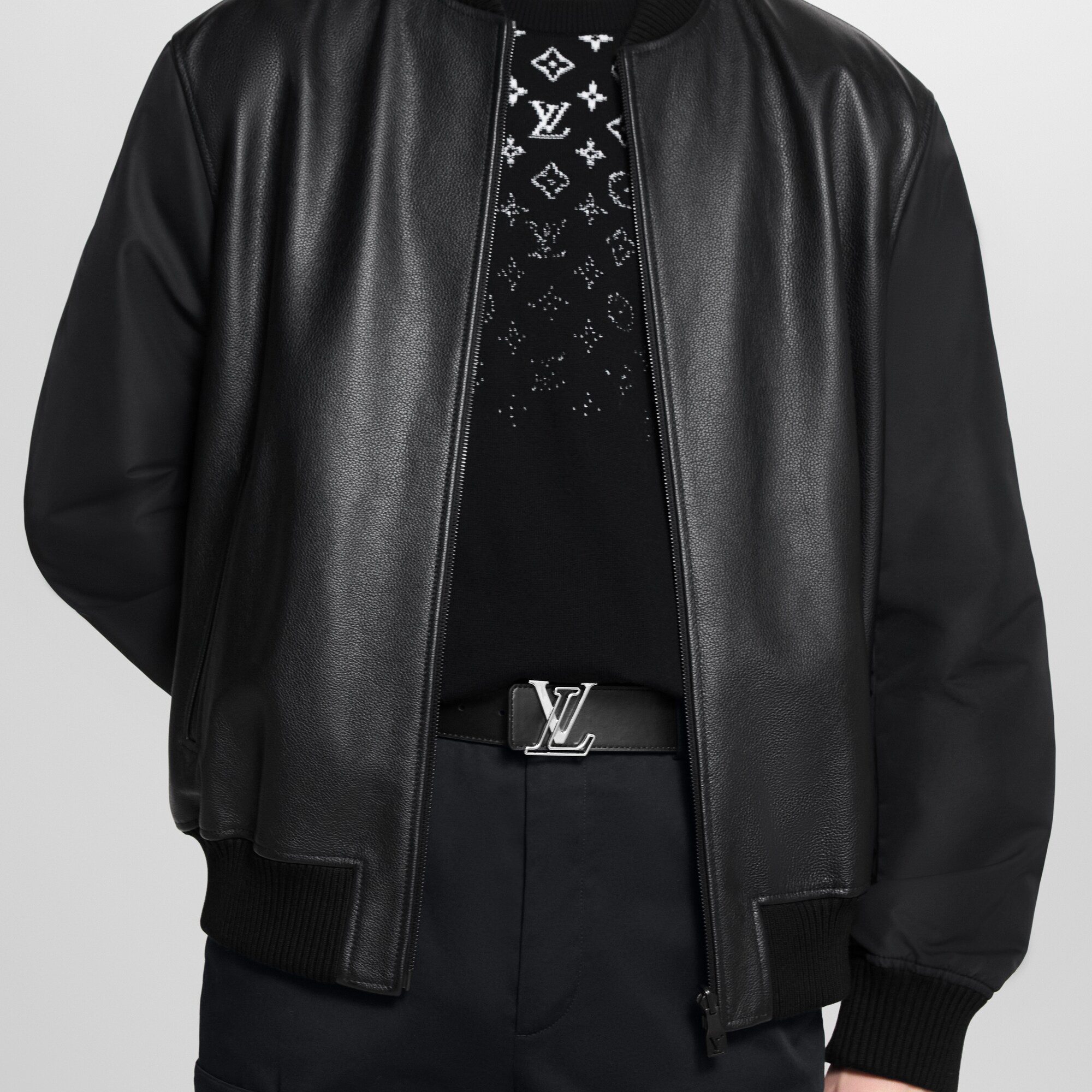Cintura LV Line 40 mm reversibile Tela Monogram Eclipse Uomo Accessori Cinture | LOUIS VUITTON (Zoom prodotto)