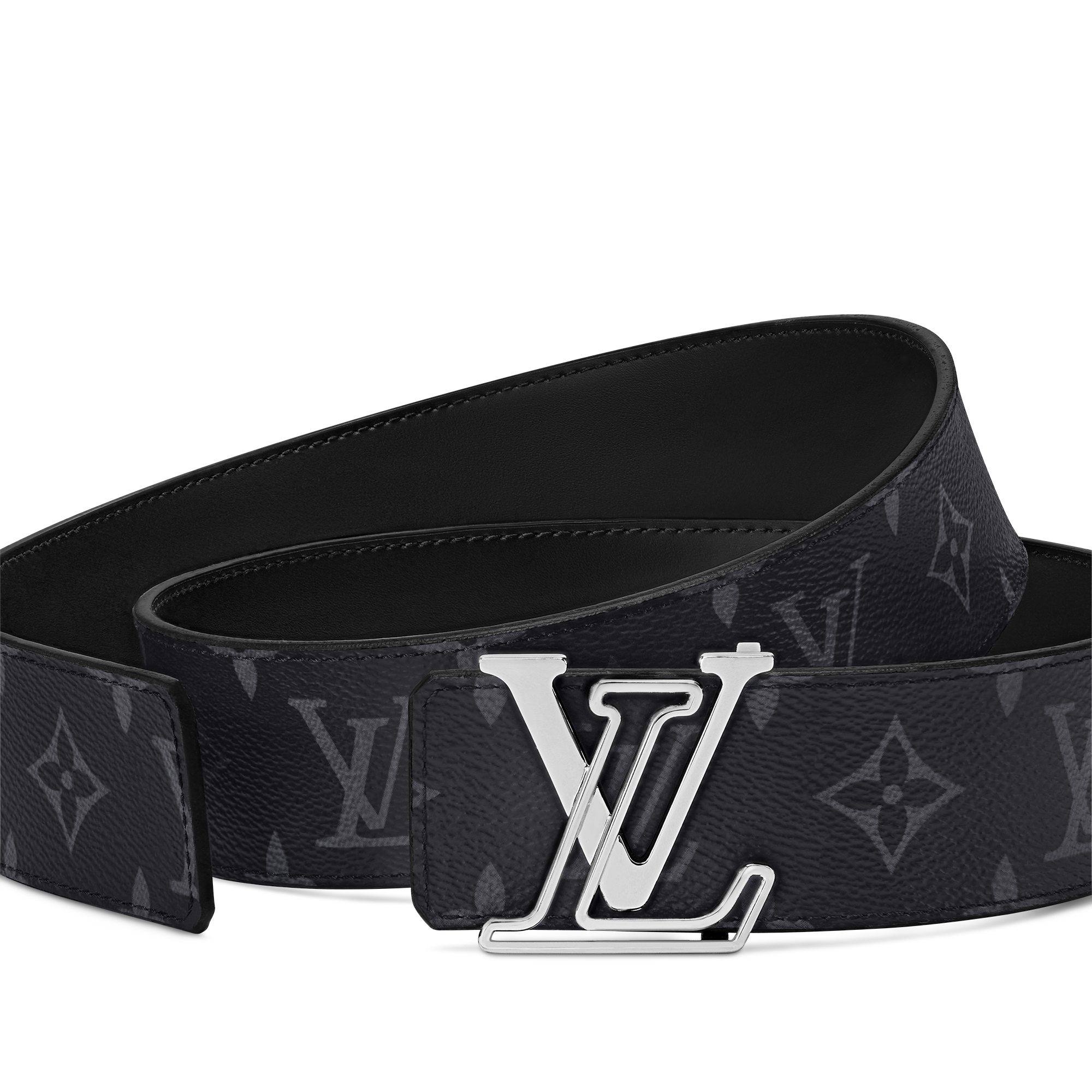 Cintura LV Line 40 mm reversibile Tela Monogram Eclipse Uomo Accessori Cinture | LOUIS VUITTON (Zoom prodotto)