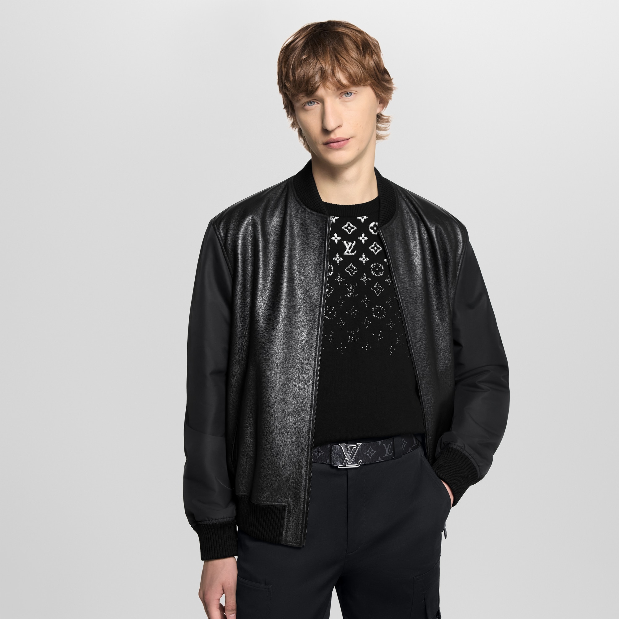 Cintura LV Line 40 mm reversibile Tela Monogram Eclipse Uomo Accessori Cinture | LOUIS VUITTON (Zoom prodotto)