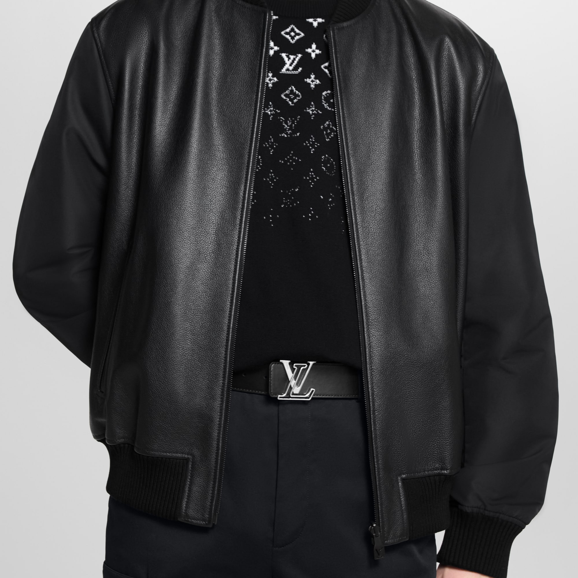 Cintura LV Line 40 mm reversibile Tela Monogram Eclipse Uomo Accessori Cinture | LOUIS VUITTON (Zoom prodotto)
