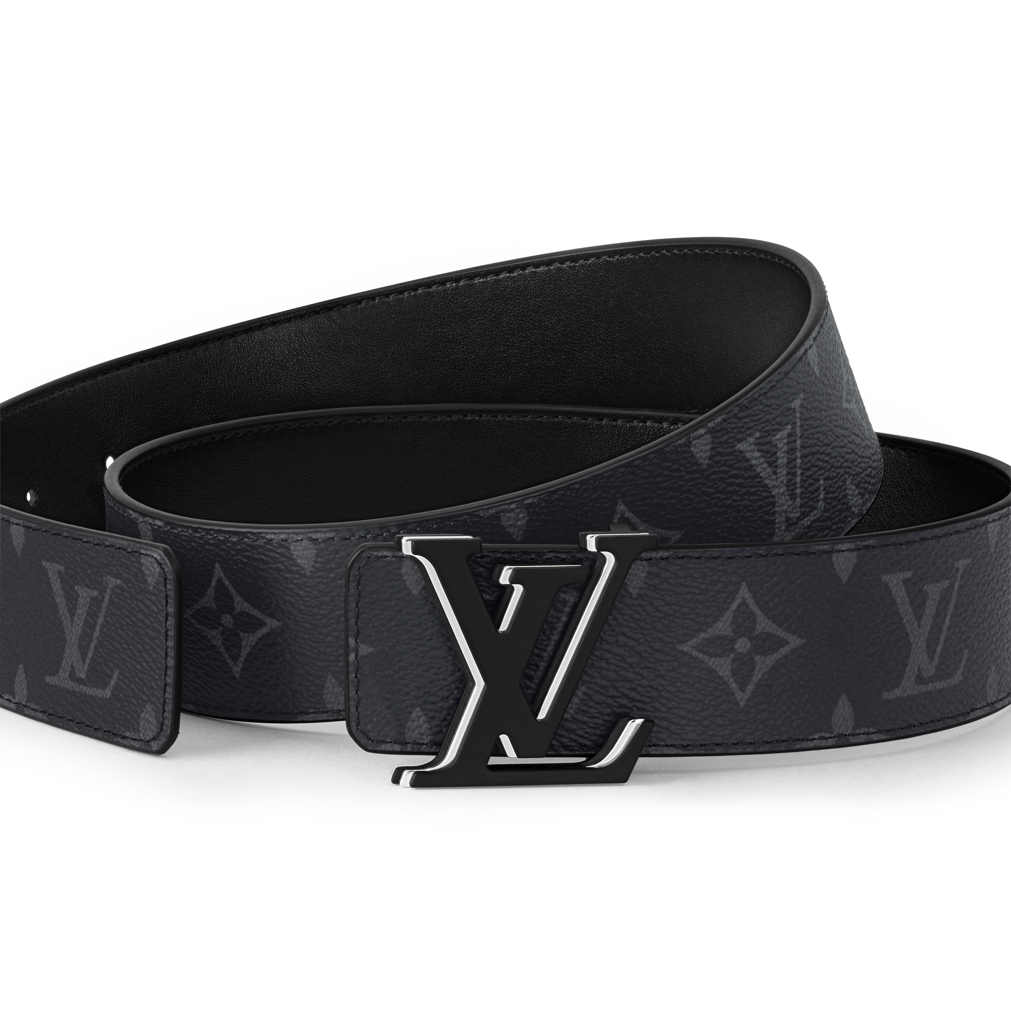 Cintura LV Optic 40 mm reversibile Tela Monogram Eclipse Uomo Accessori Cinture | LOUIS VUITTON (Zoom prodotto)