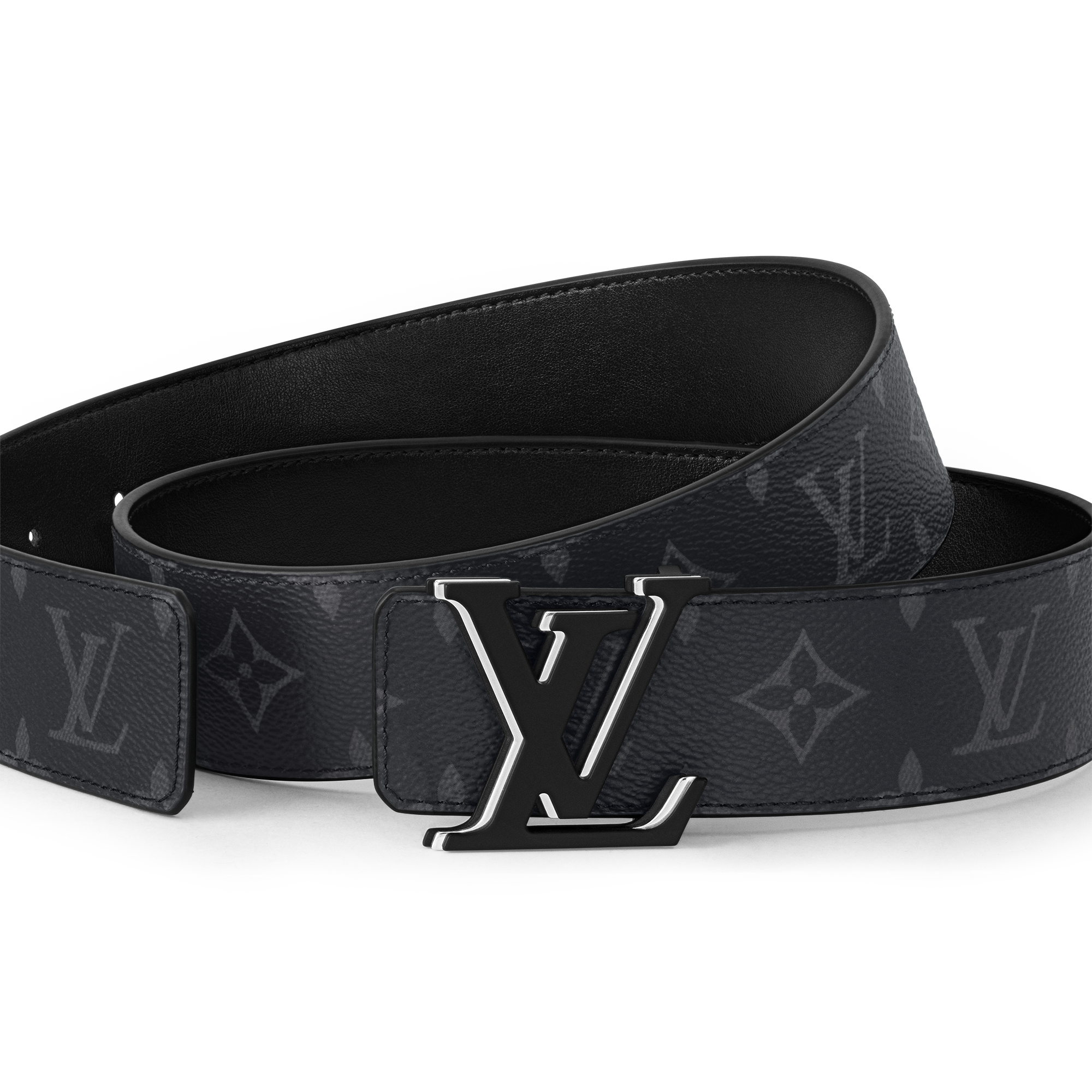 Cintura LV Optic 40 mm reversibile Tela Monogram Eclipse Uomo Accessori Cinture | LOUIS VUITTON (Zoom prodotto)