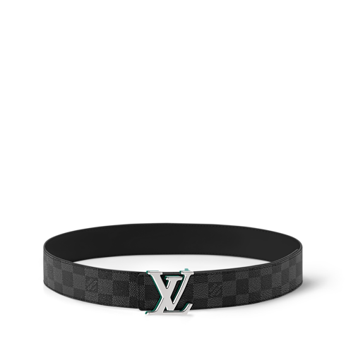 Cintura LV Optic Damier Graphite 40 mm reversibile Uomo Accessori Cinture | LOUIS VUITTON (Zoom prodotto)