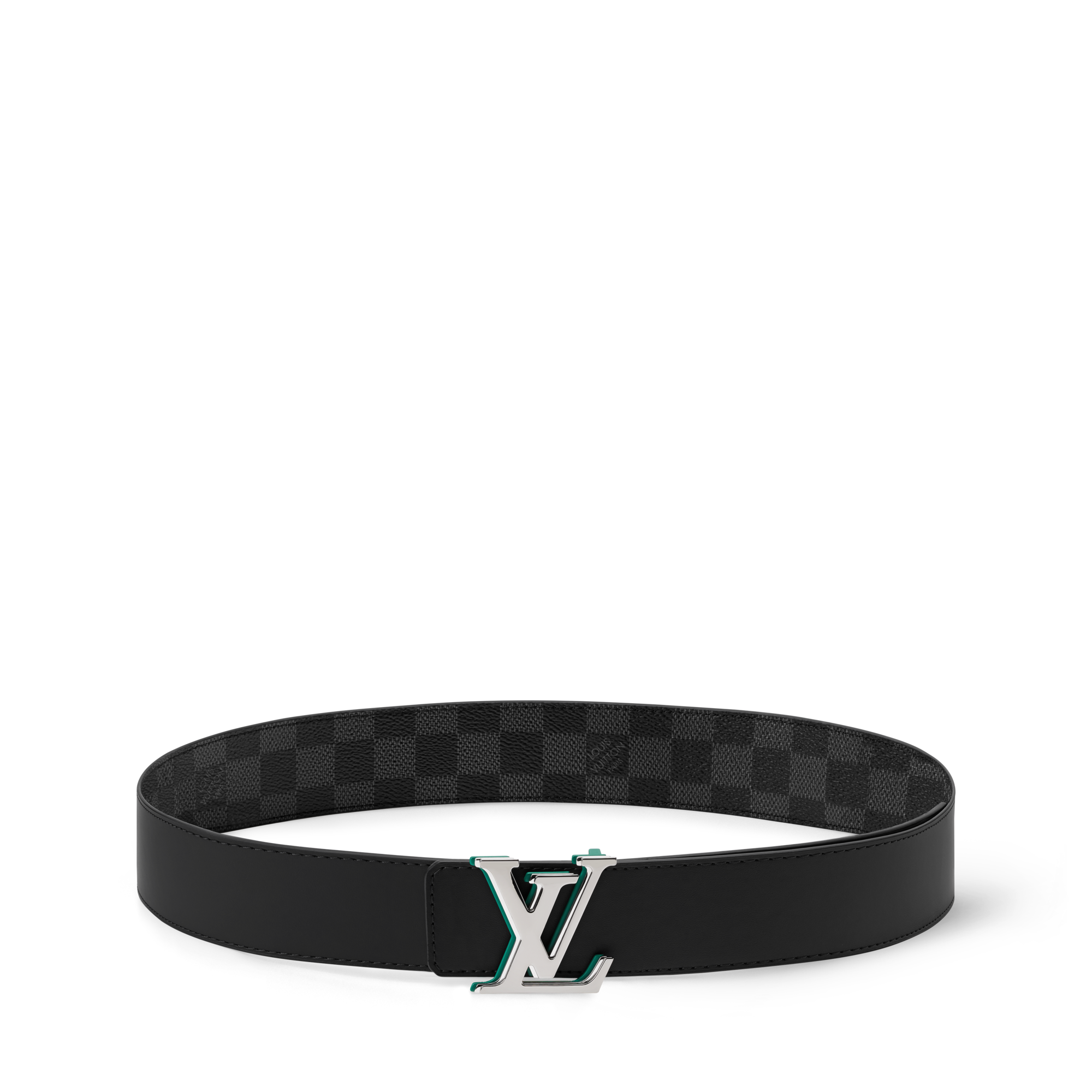 Cintura LV Optic Damier Graphite 40 mm reversibile  Uomo Accessori Cinture | LOUIS VUITTON (Zoom prodotto)