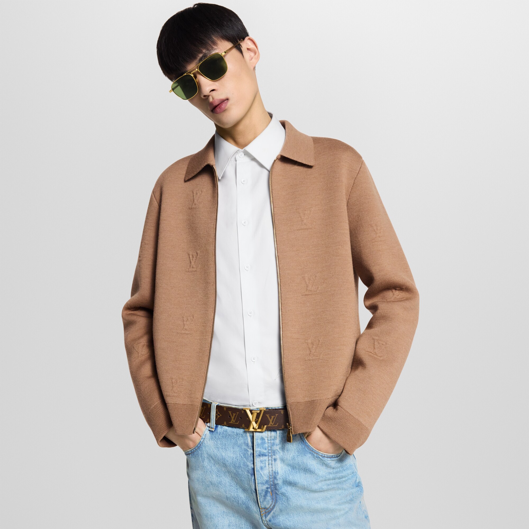 Cintura LV Pyramide 40 mm Tela Monogram Uomo Accessori Cinture | LOUIS VUITTON (Zoom prodotto)