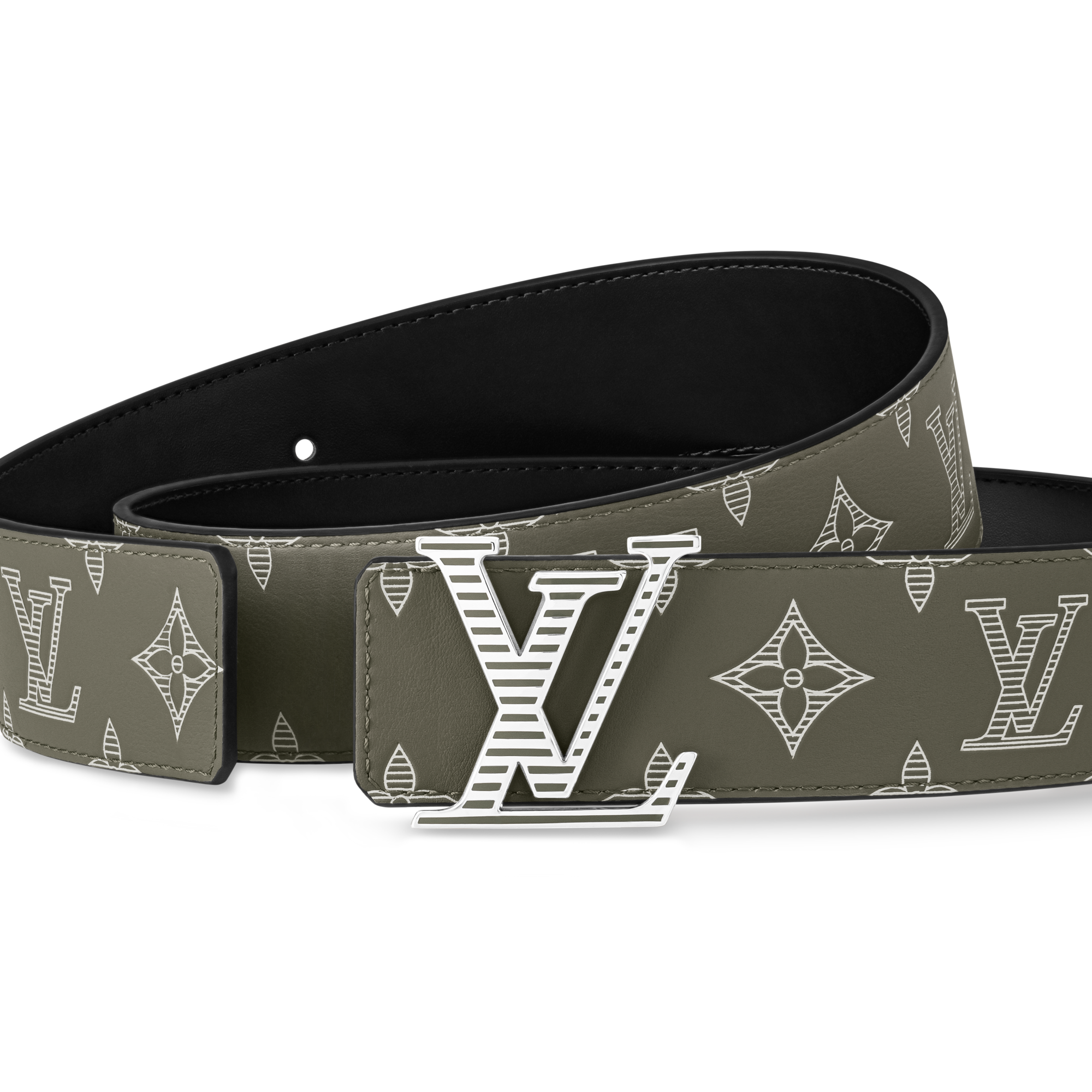 Cintura LV Shadow 40 mm reversibile Monogram Shadow Uomo Accessori Cinture | LOUIS VUITTON (Zoom prodotto)