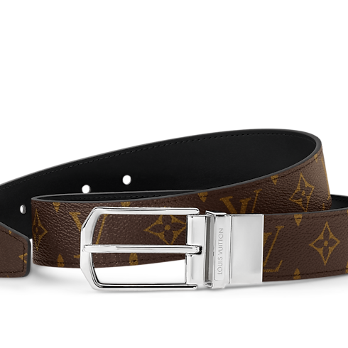 Cintura LV Slender 35 mm reversibile Tela Monogram Uomo Accessori Cinture | LOUIS VUITTON (Zoom prodotto)