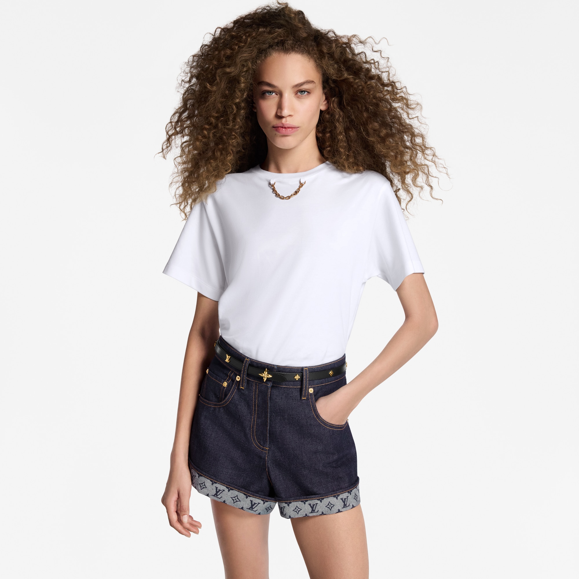 Cintura Mini Flowergram Studs 15 mm  Donna Accessori Cinture | LOUIS VUITTON (Zoom prodotto)