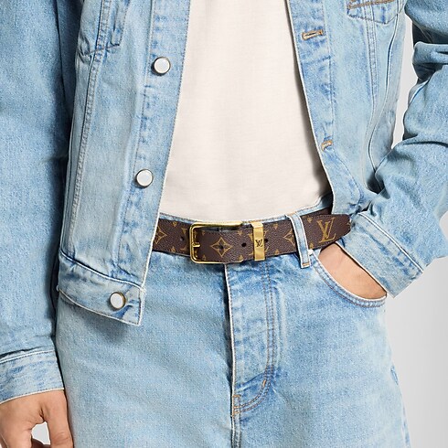 Cintura Pont Neuf Monogram 35 mm Uomo Accessori Cinture | LOUIS VUITTON (Zoom prodotto)