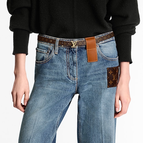 Cintura Pretty LV 20 mm reversibile Tela Monogram Donna Accessori Cinture | LOUIS VUITTON (Zoom prodotto)