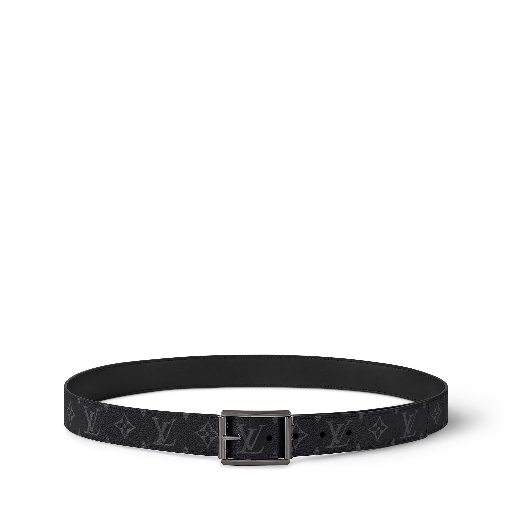 Cintura Uptown 35 mm reversibile Tela Monogram Eclipse Uomo Accessori Novità | LOUIS VUITTON (Zoom prodotto)