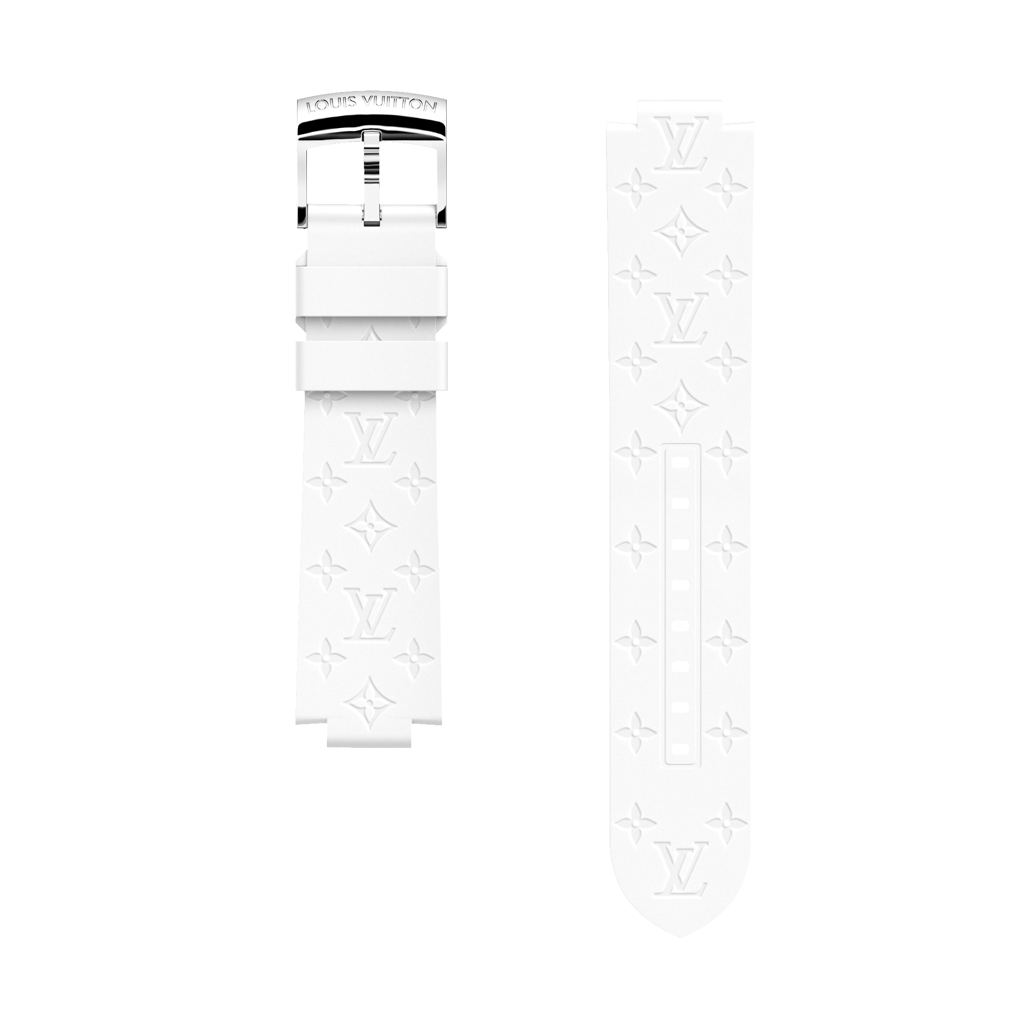 Cinturino Tambour in gomma con motivo Monogram  Orologi Orologi interconnessi Accessori e Cinturini per gli Orologi Interconnessi | LOUIS VUITTON (Zoom prodotto)