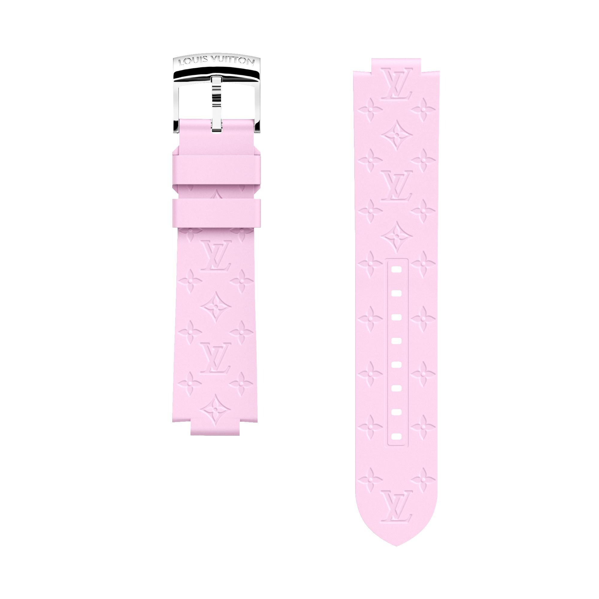 Cinturino Tambour in gomma con motivo Monogram  Orologi Orologi interconnessi Accessori e Cinturini per gli Orologi Interconnessi | LOUIS VUITTON (Zoom prodotto)