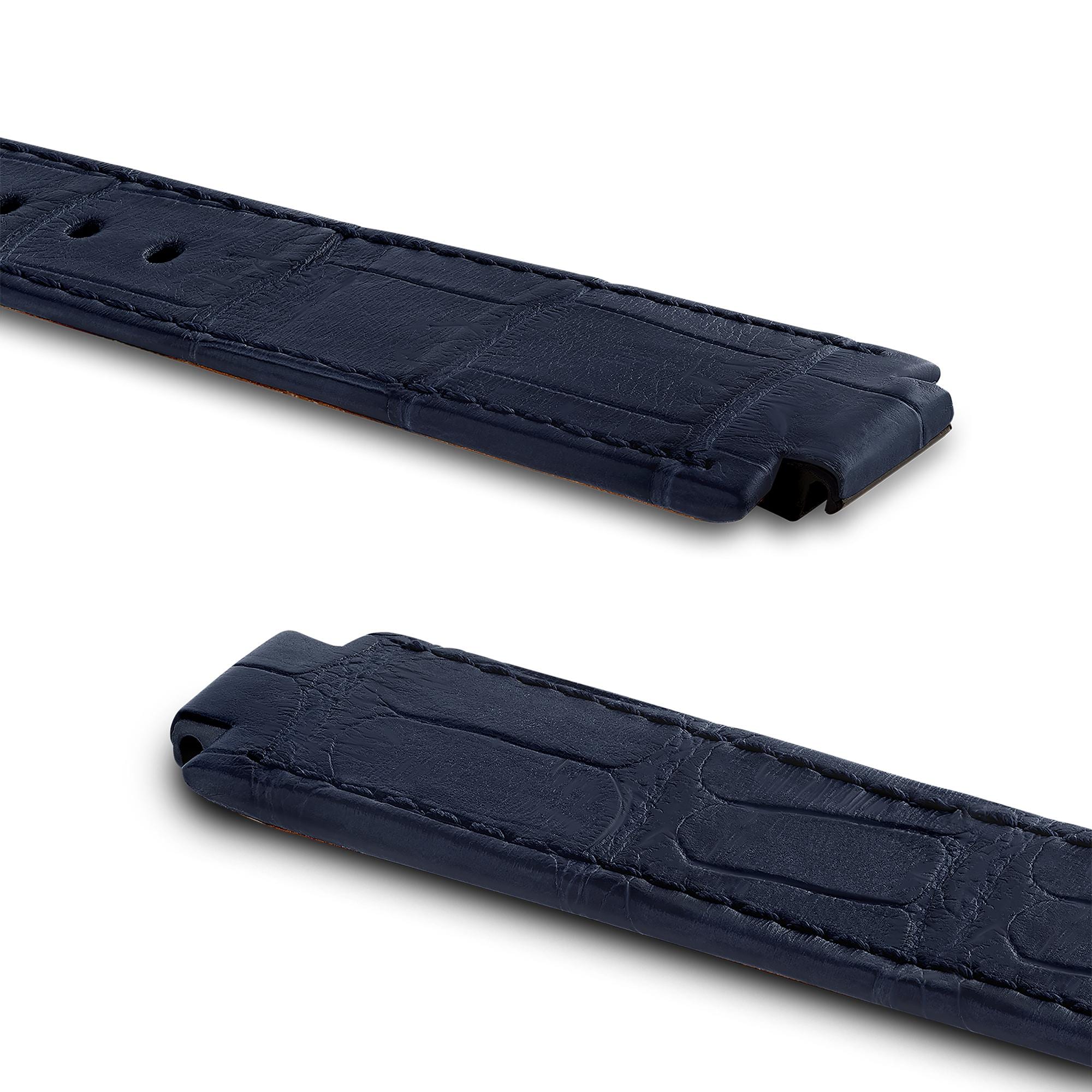 Cinturino Tambour in pelle di alligatore  Orologi Collezioni di orologi Cinturini per orologio | LOUIS VUITTON (Zoom prodotto)
