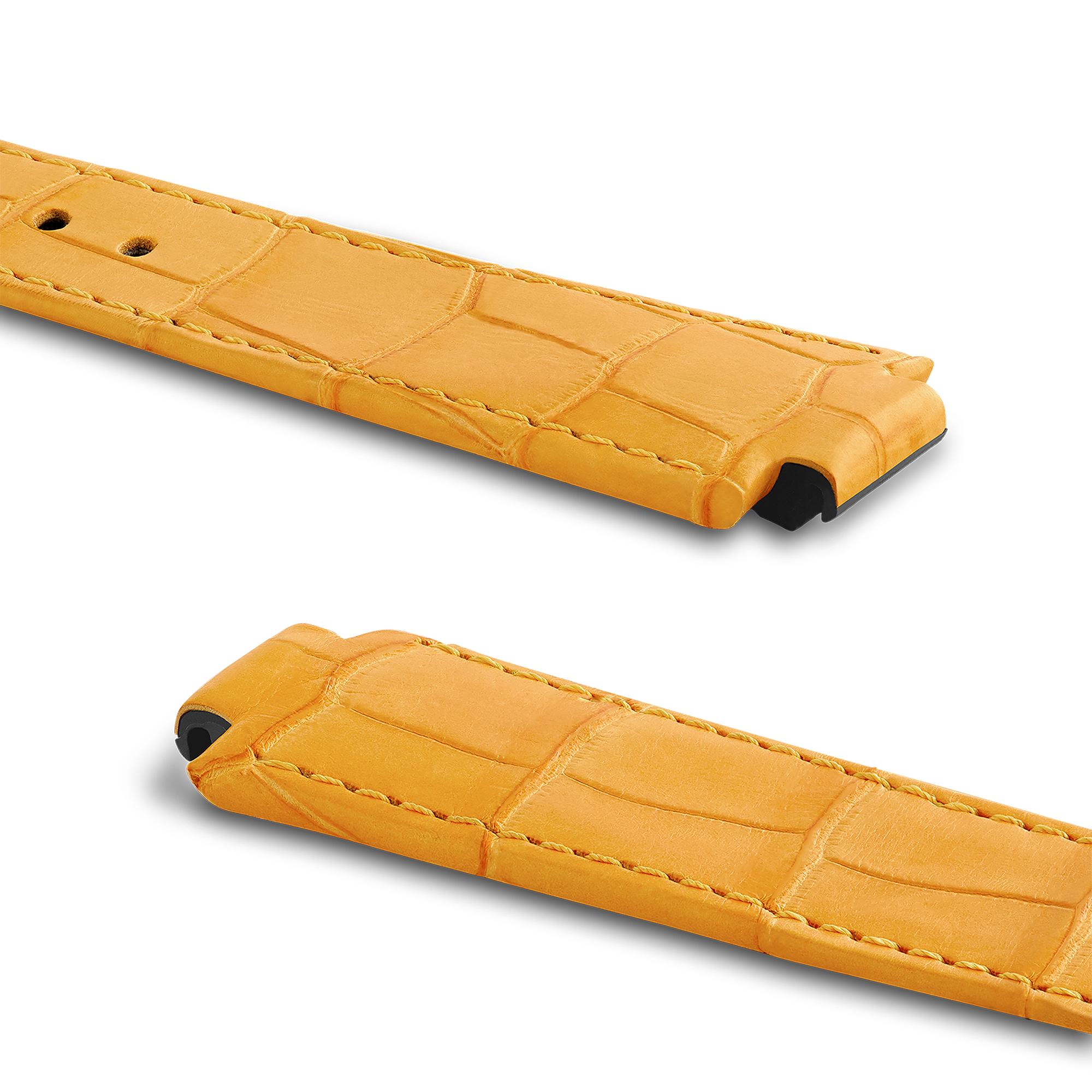 Cinturino Tambour in pelle di alligatore  Orologi Collezioni di orologi Cinturini per orologio | LOUIS VUITTON (Zoom prodotto)