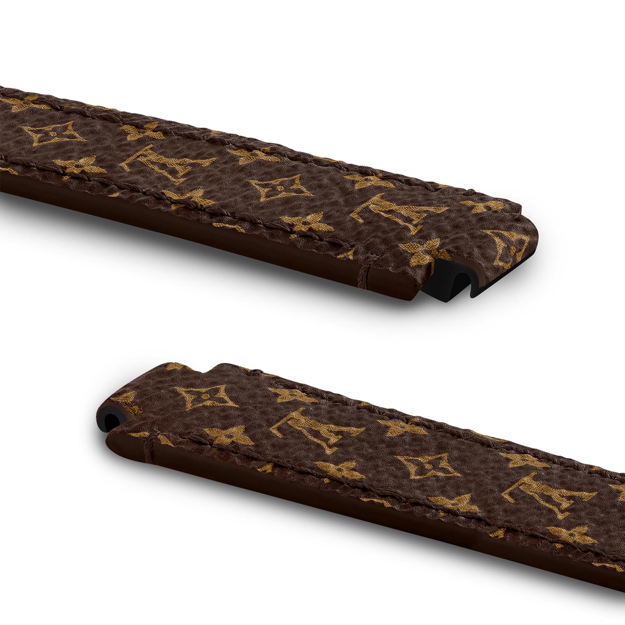 Cinturino Tambour in tela con motivo Nanogram  Donna Gioielli My LV Tambour | LOUIS VUITTON (Zoom prodotto)