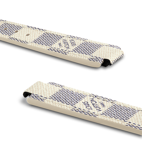 Cinturino Tambour in tela Damier Azur Donna Gioielli My LV Tambour | LOUIS VUITTON (Zoom prodotto)