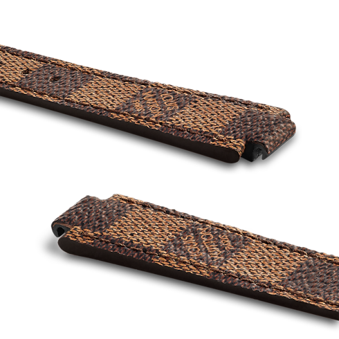 Cinturino Tambour in tela Damier Ébène Donna Gioielli My LV Tambour | LOUIS VUITTON (Zoom prodotto)