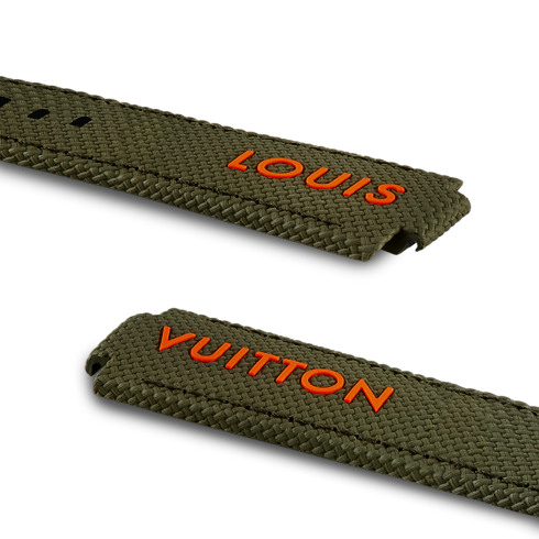 Cinturino Tambour Louis Vuitton in gomma Orologi Collezioni di orologi Cinturini per orologio | LOUIS VUITTON (Zoom prodotto)
