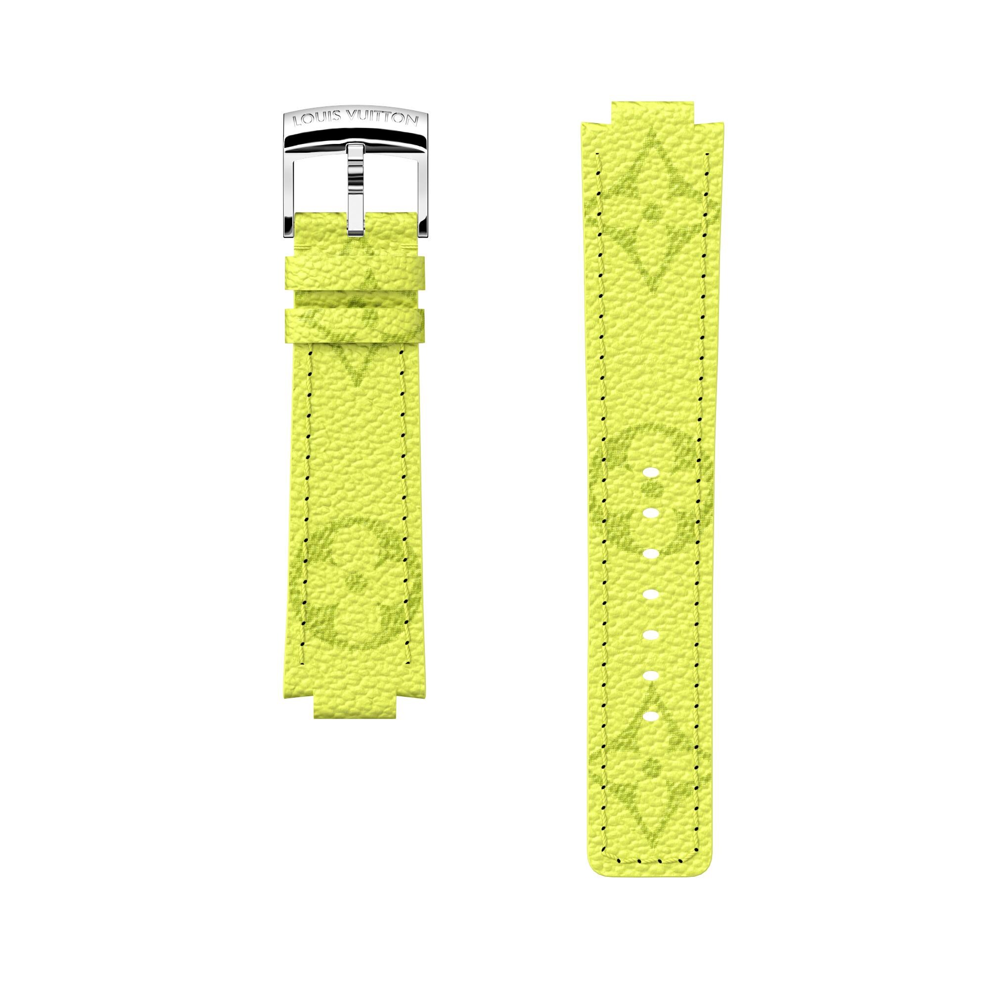 Cinturino Tambour Monogram giallo - Orologi \u0026 Gioielli | LOUIS VUITTON