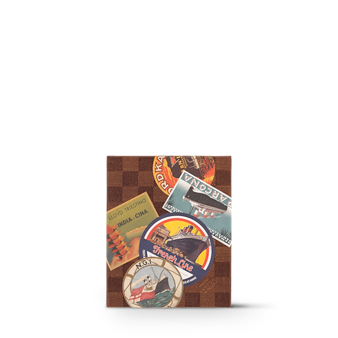 Cofanetto di Cartoline, Etichette Nave da Crociera Bauli, Viaggio e Casa Libri Libri dalla copertina rigida | LOUIS VUITTON (Zoom prodotto)