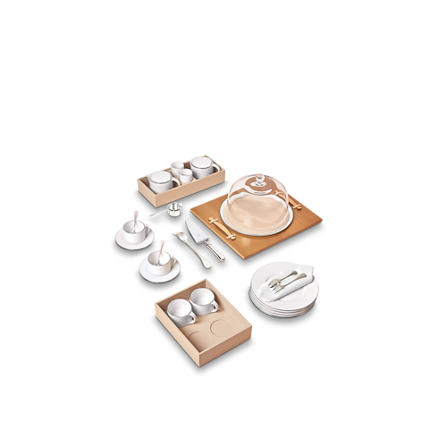 Cofanetto per il tè Tela Monogram Bauli, Viaggio e Casa Bauli e Contenitori Coffret | LOUIS VUITTON (Zoom prodotto)