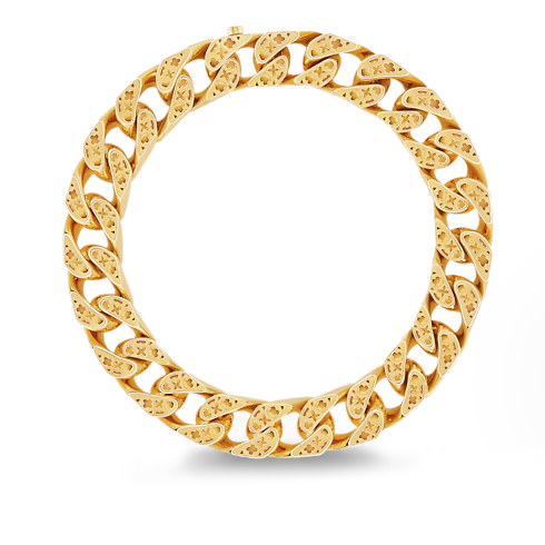 Collana Cuban Chain, oro giallo e diamanti Les Extraordinaires Gioielli Collane e Ciondoli | LOUIS VUITTON (Zoom prodotto)