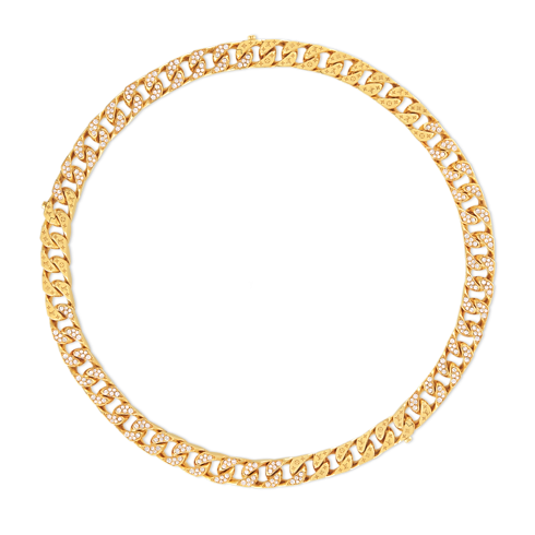 Collana Cuban Chain, oro giallo e diamanti Les Extraordinaires Gioielli Collane e Ciondoli | LOUIS VUITTON (Zoom prodotto)