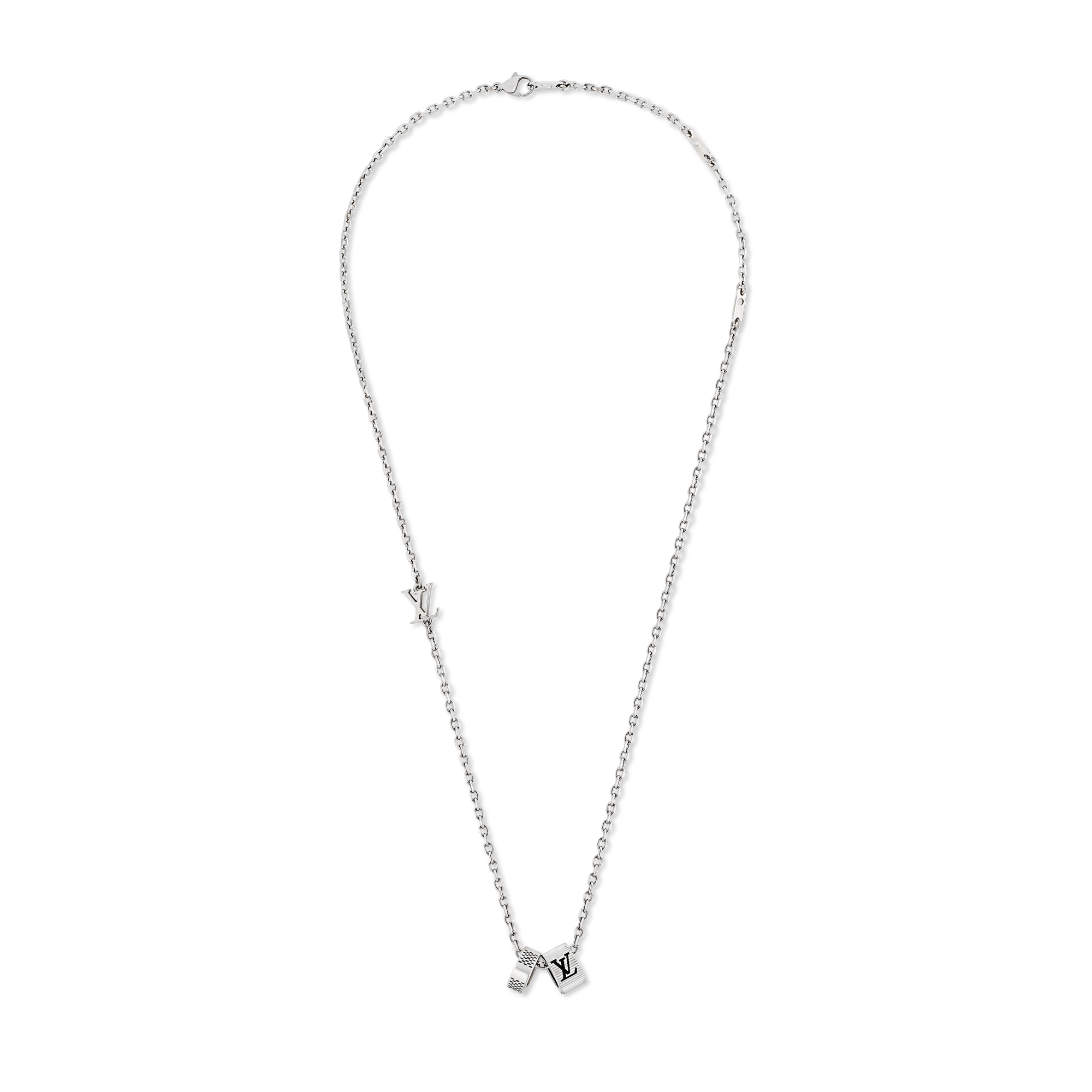 Collana Damier Rings S00 Uomo Fashion Bijoux Collane e pendenti | LOUIS VUITTON (Zoom prodotto)