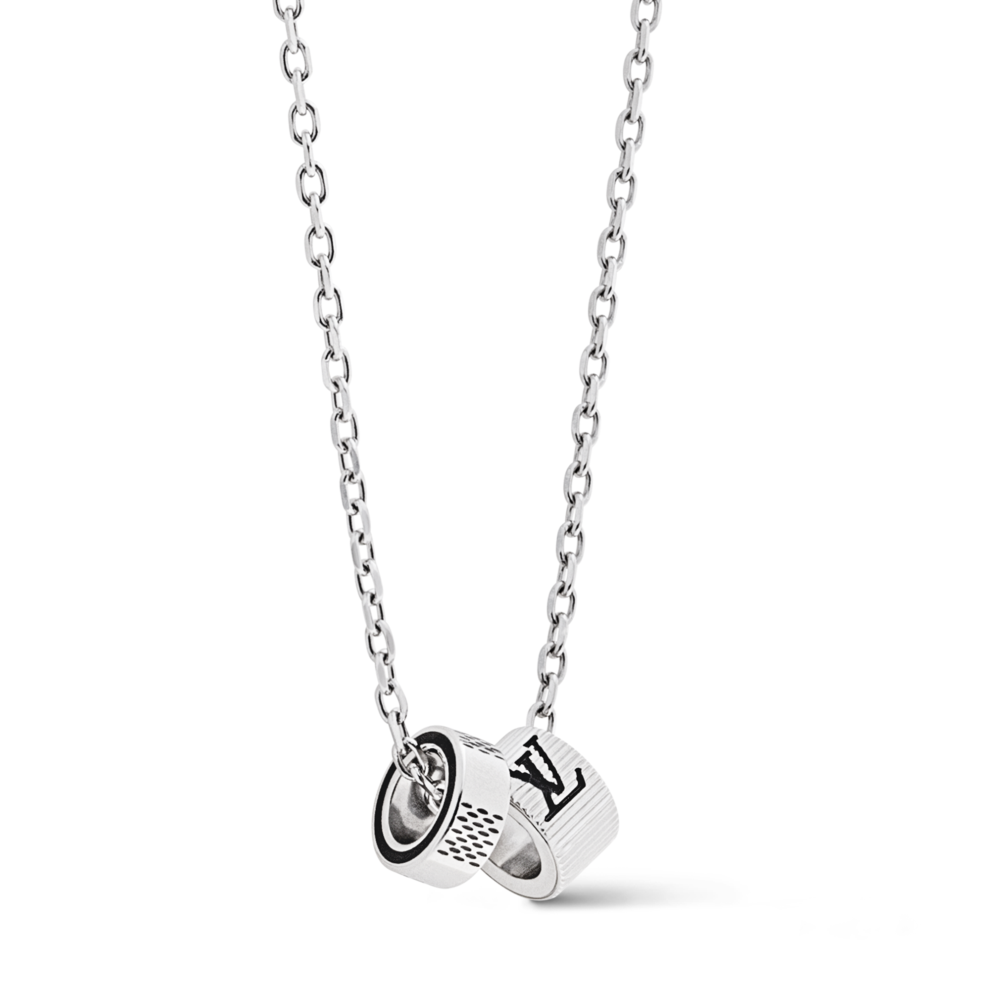 Collana Damier Rings S00 Uomo Fashion Bijoux Collane e pendenti | LOUIS VUITTON (Zoom prodotto)