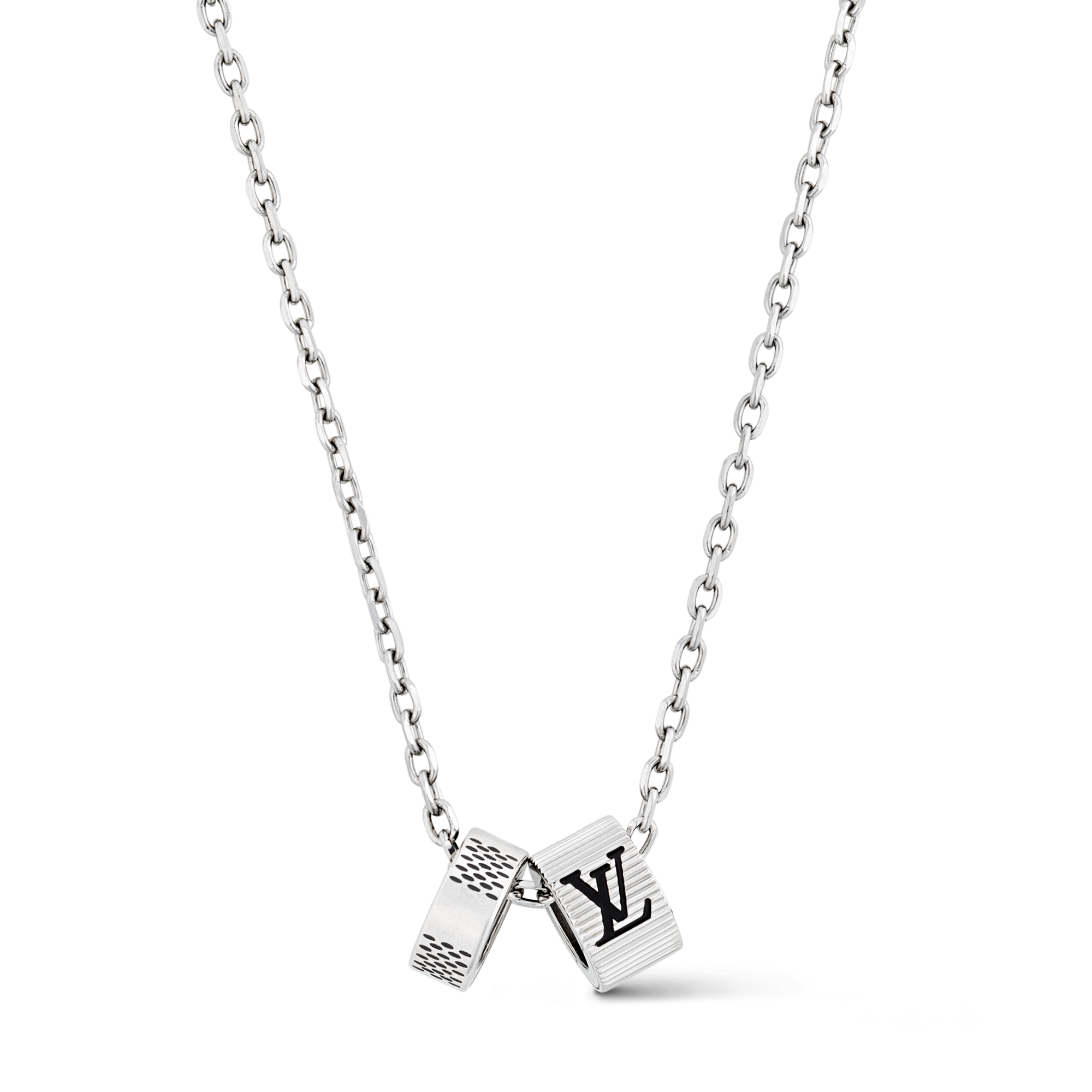 Collana Damier Rings S00 Uomo Fashion Bijoux Collane e pendenti | LOUIS VUITTON (Zoom prodotto)