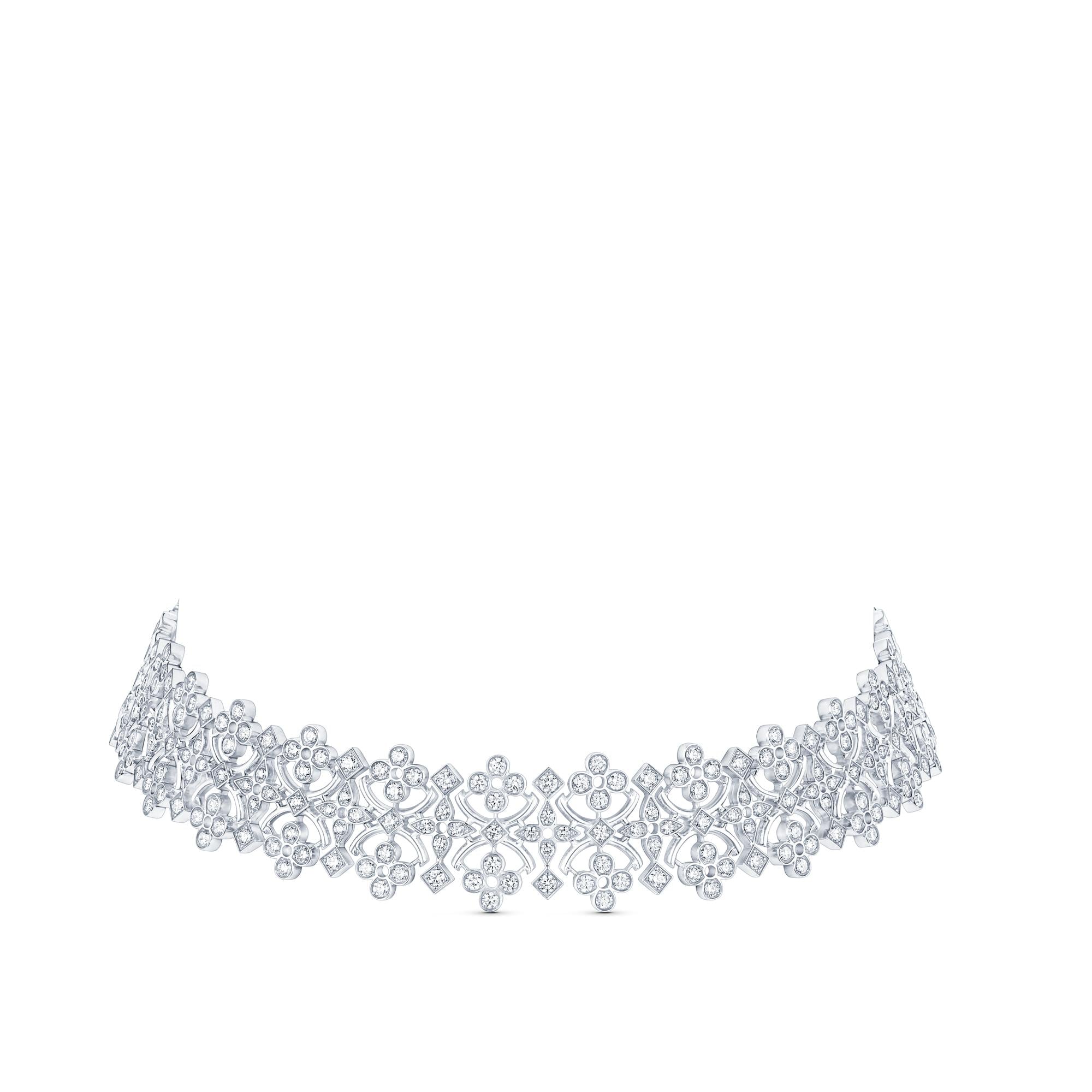 Collana Dentelle Masterpiece, oro bianco e diamanti  Gioielli Categorie Tutta la Gioielleria | LOUIS VUITTON (Zoom prodotto)