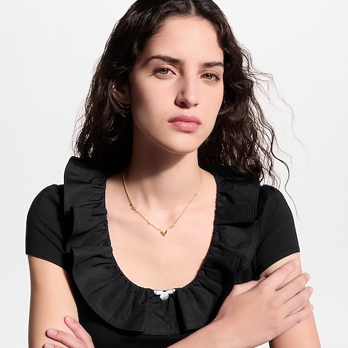 Collana Essential V Strass PM S00 Donna Fashion Bijoux Collane | LOUIS VUITTON (Zoom prodotto)