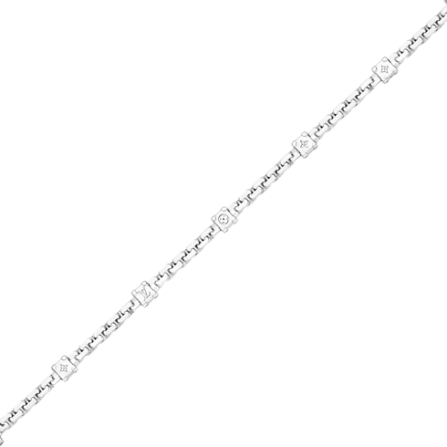 Collana Les Gastons Vuitton Trunk, oro bianco e diamanti Les Extraordinaires Gioielli Collane e Ciondoli | LOUIS VUITTON (Zoom prodotto)