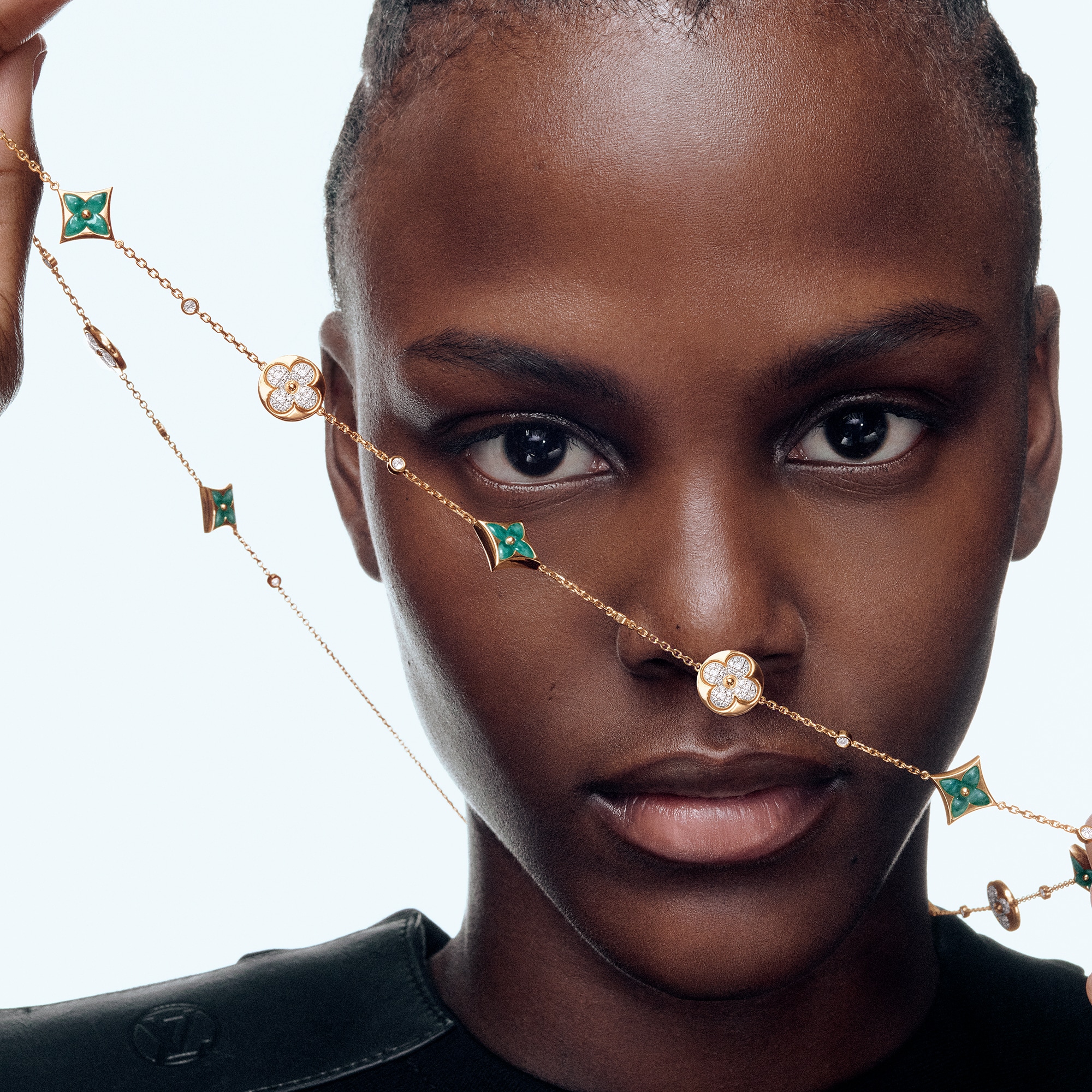 Collana lunga Color Blossom BB con motivo multiplo, oro giallo, amazzonite e diamanti  Gioielli Categorie Collane e Ciondoli | LOUIS VUITTON (Zoom prodotto)