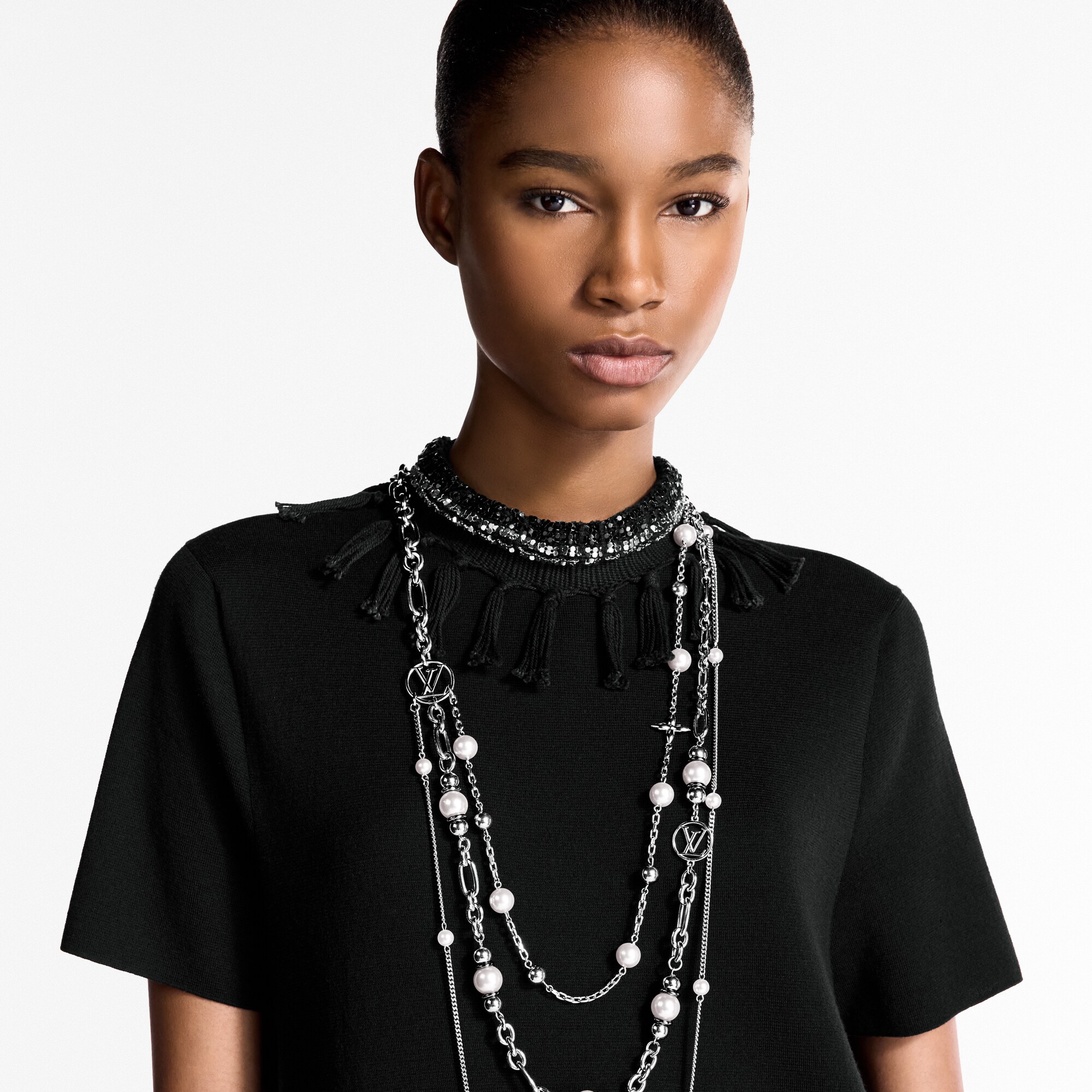 Collana lunga Midnight Pearl S00 Donna Fashion Bijoux Collane e Ciondoli | LOUIS VUITTON (Zoom prodotto)