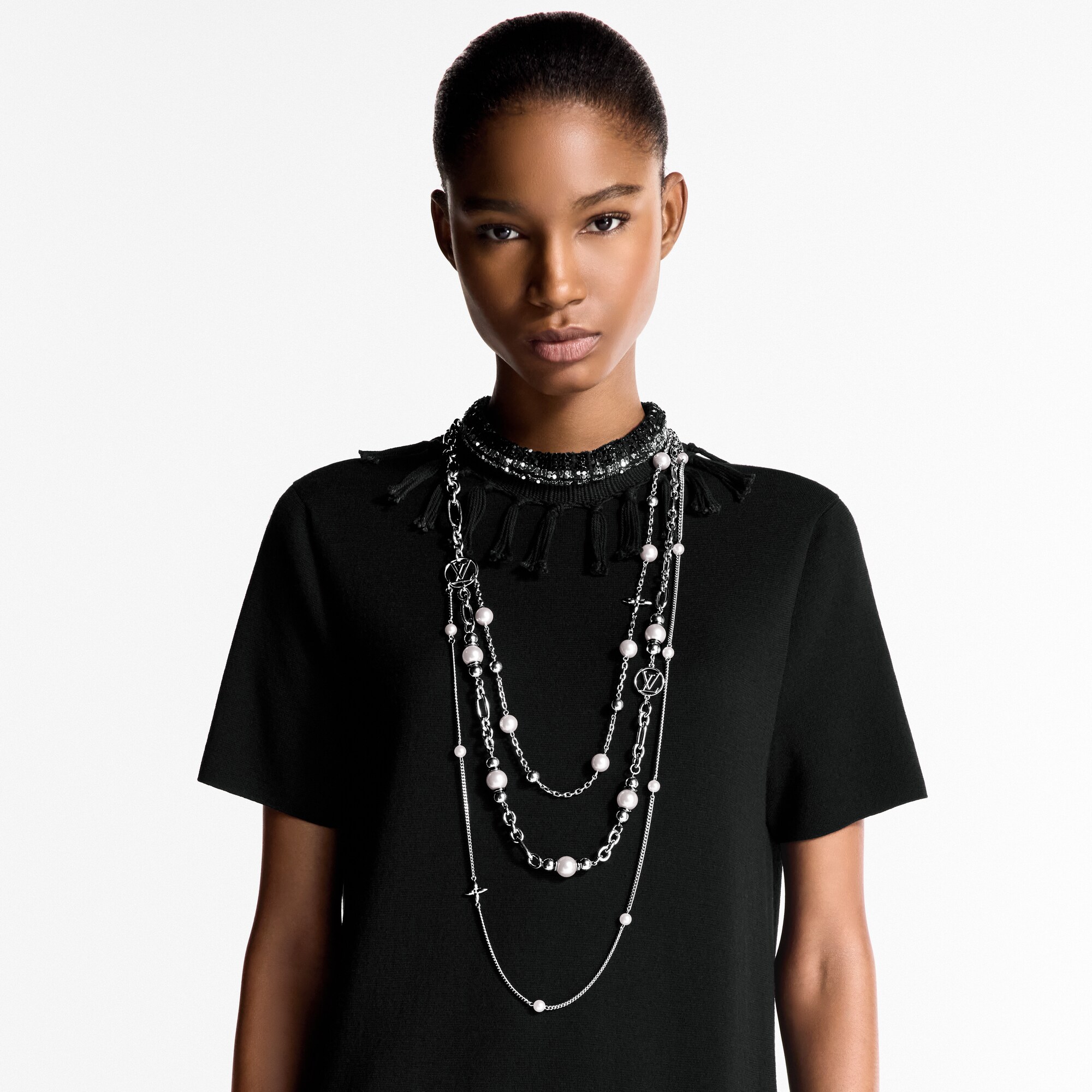 Collana lunga Midnight Pearl S00 Donna Fashion Bijoux Collane e Ciondoli | LOUIS VUITTON (Zoom prodotto)
