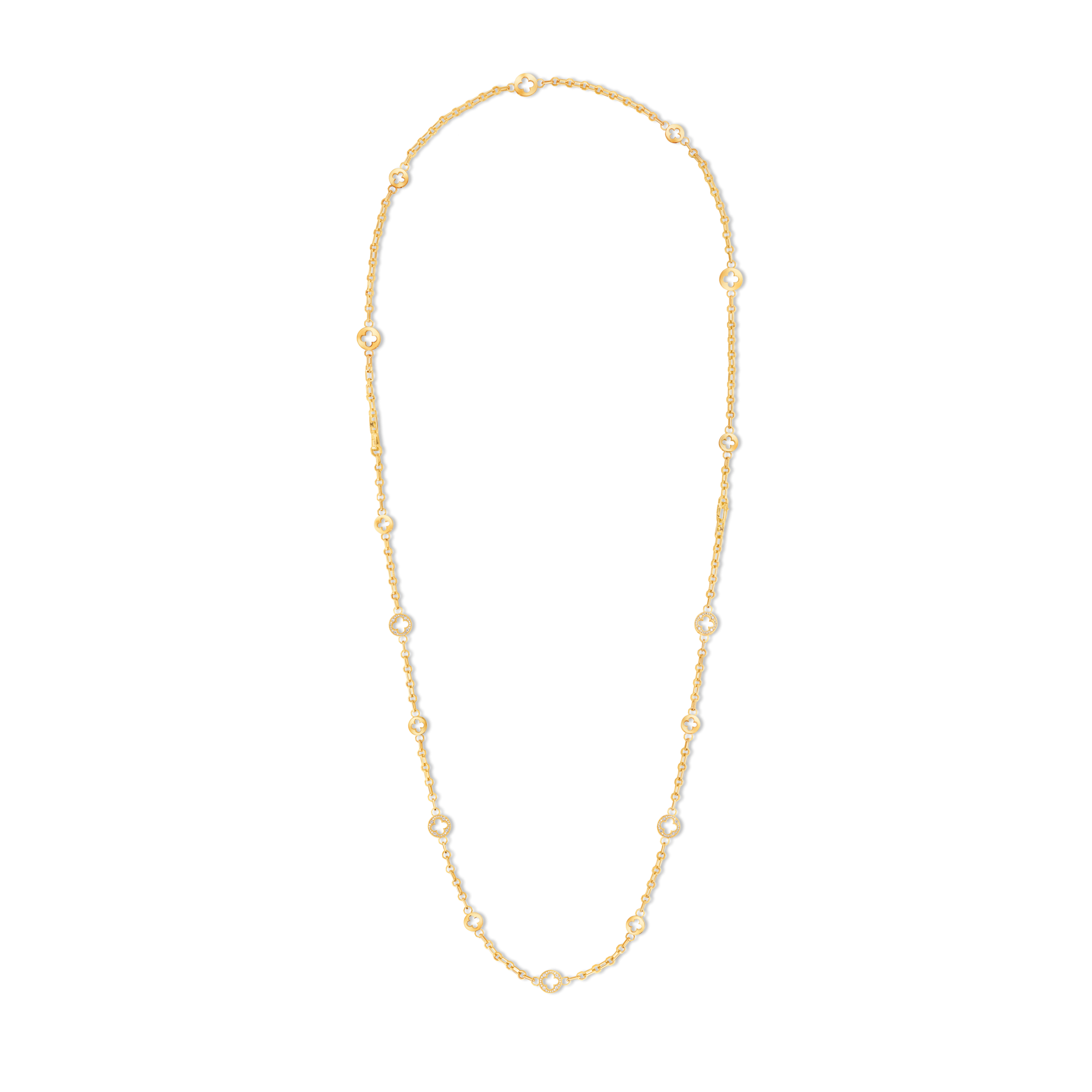 Collana lunga trasformabile Empreinte, oro giallo e diamanti  Gioielli Categorie Collane e Ciondoli | LOUIS VUITTON (Zoom prodotto)