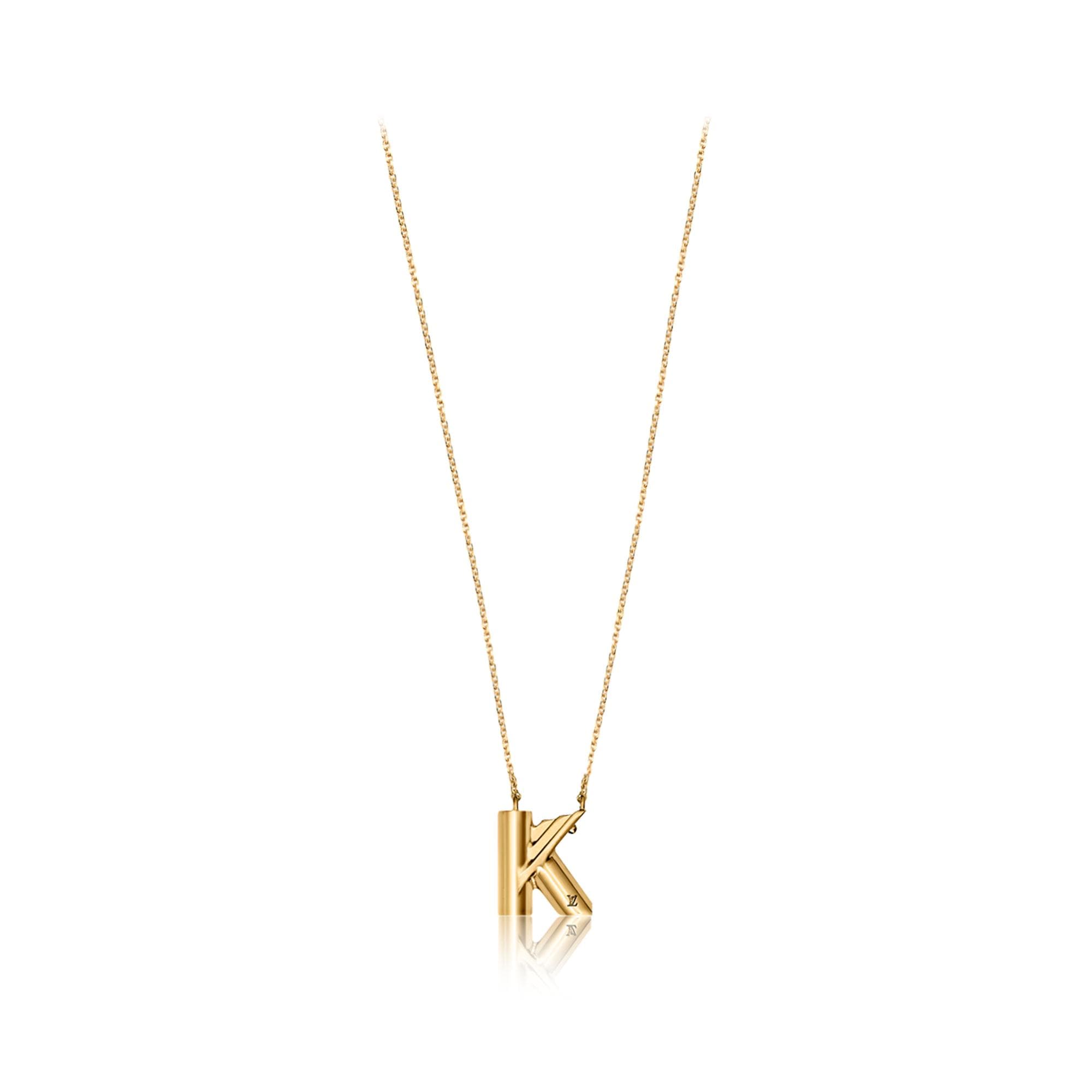 Collana LV & Me, Lettera K S00 Donna Fashion Bijoux Tutta la collezione | LOUIS VUITTON (Zoom prodotto)