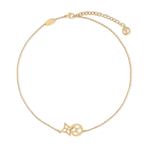 Collana LV Flowergram Linked front view